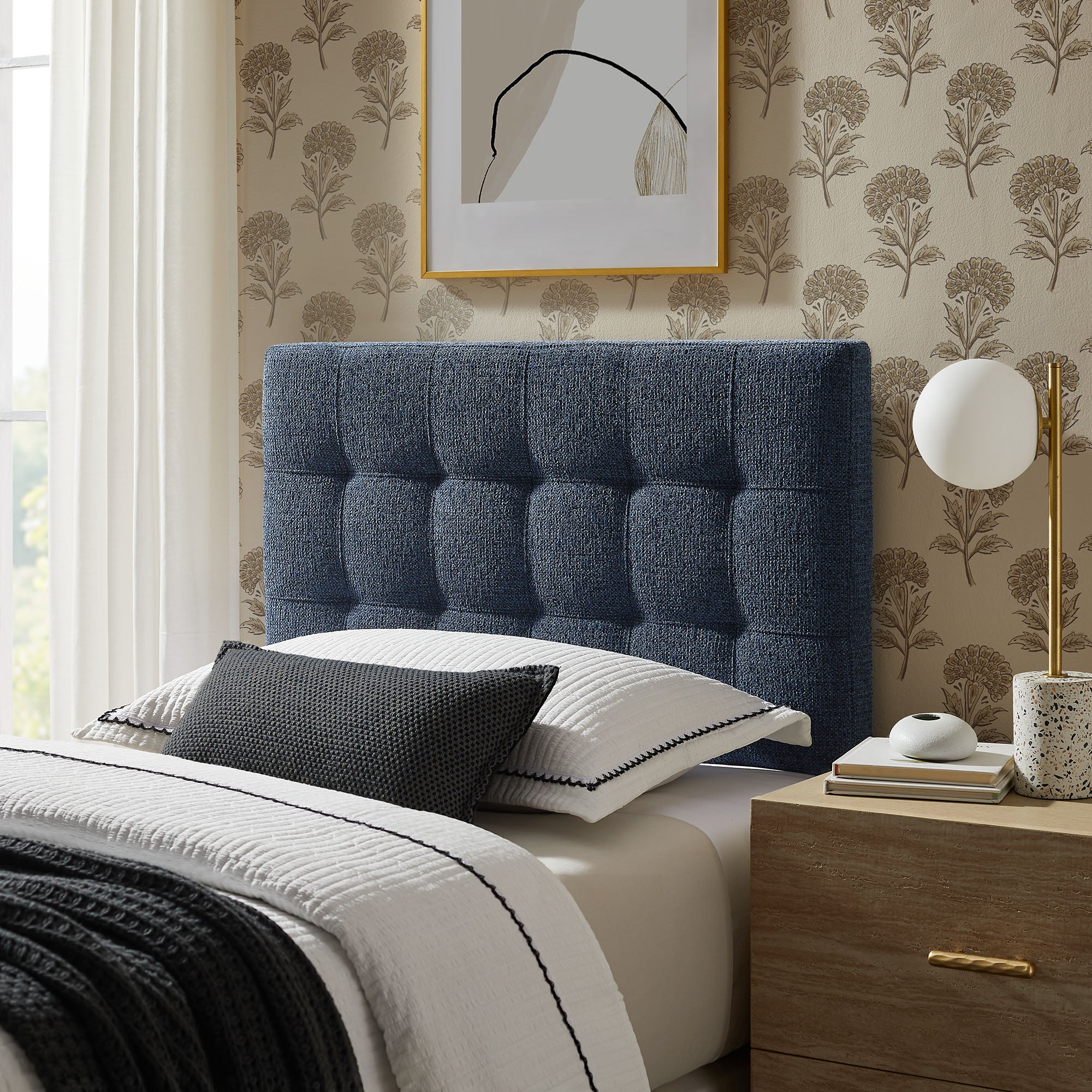 Lily Upholstered Twin Size Headboard by Modway - Image 22