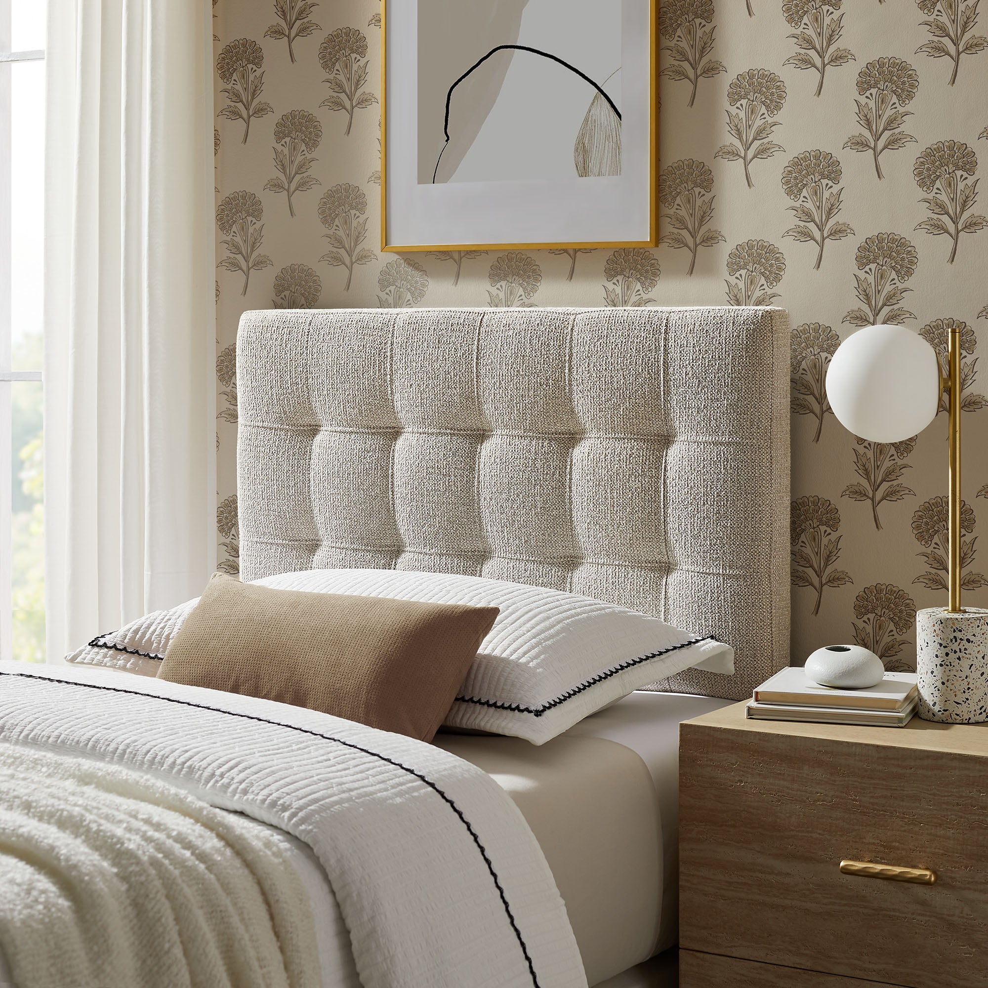 Lily Upholstered Twin Size Headboard by Modway - Image 6