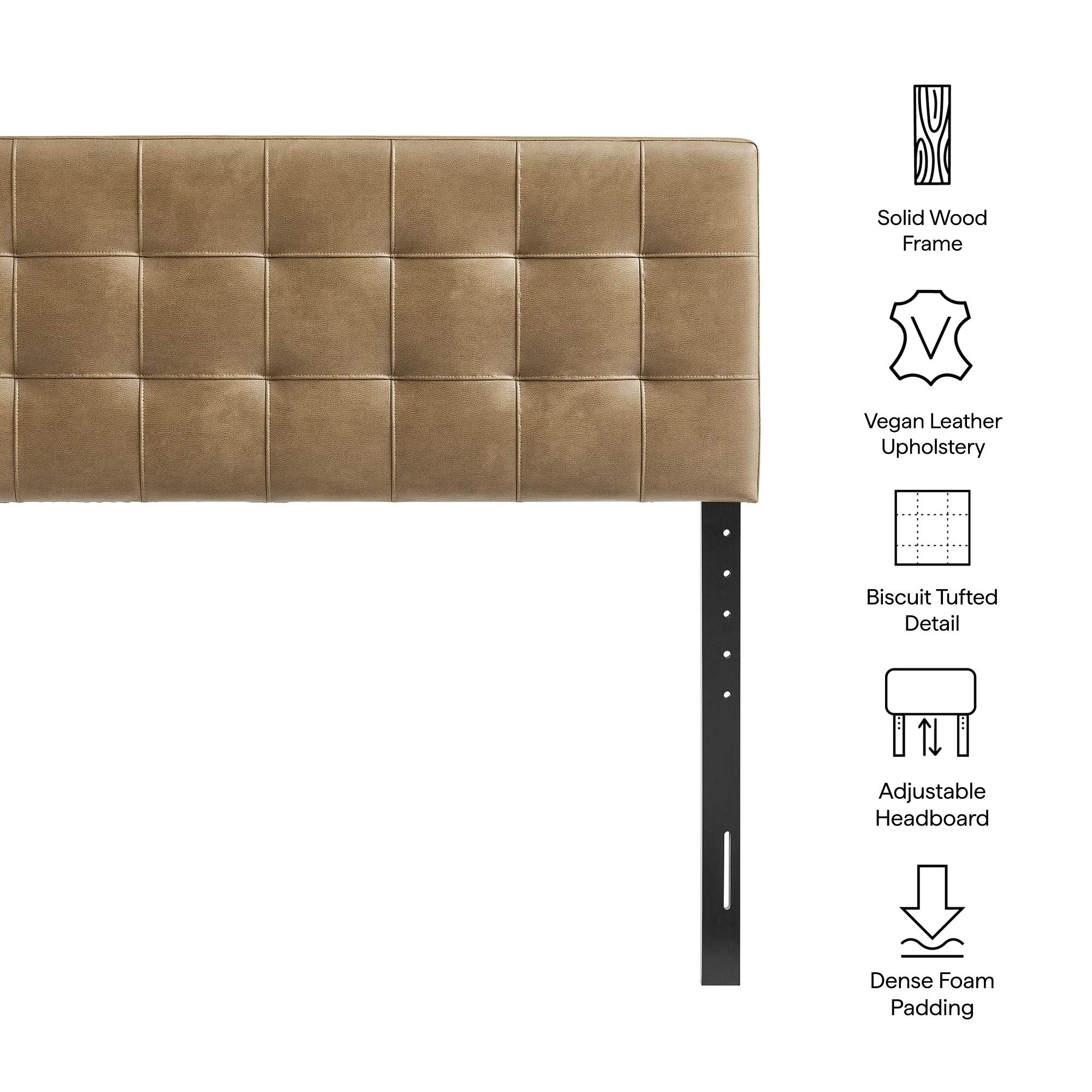 Lily Vegan Leather Full Size Headboard by Modway - Image 15
