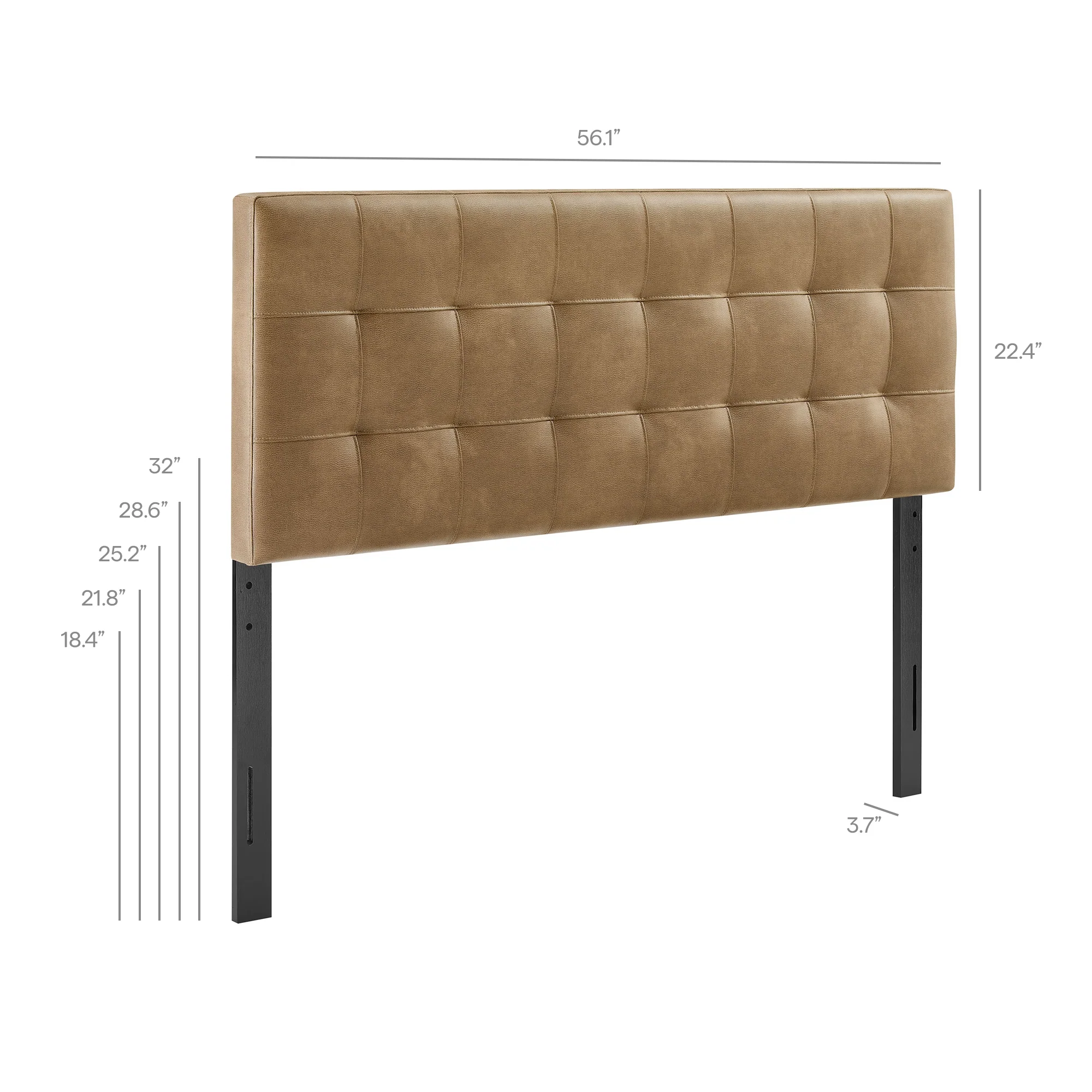 Lily Vegan Leather Full Size Headboard by Modway - Image 16