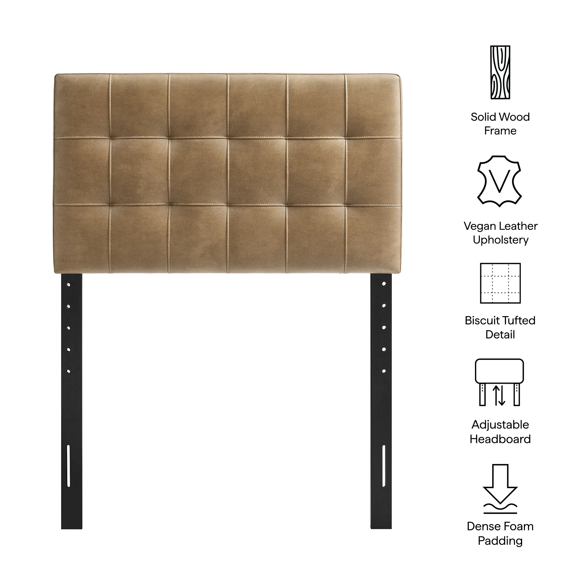 Lily Vegan Leather Twin Size Headboard by Modway - Image 15