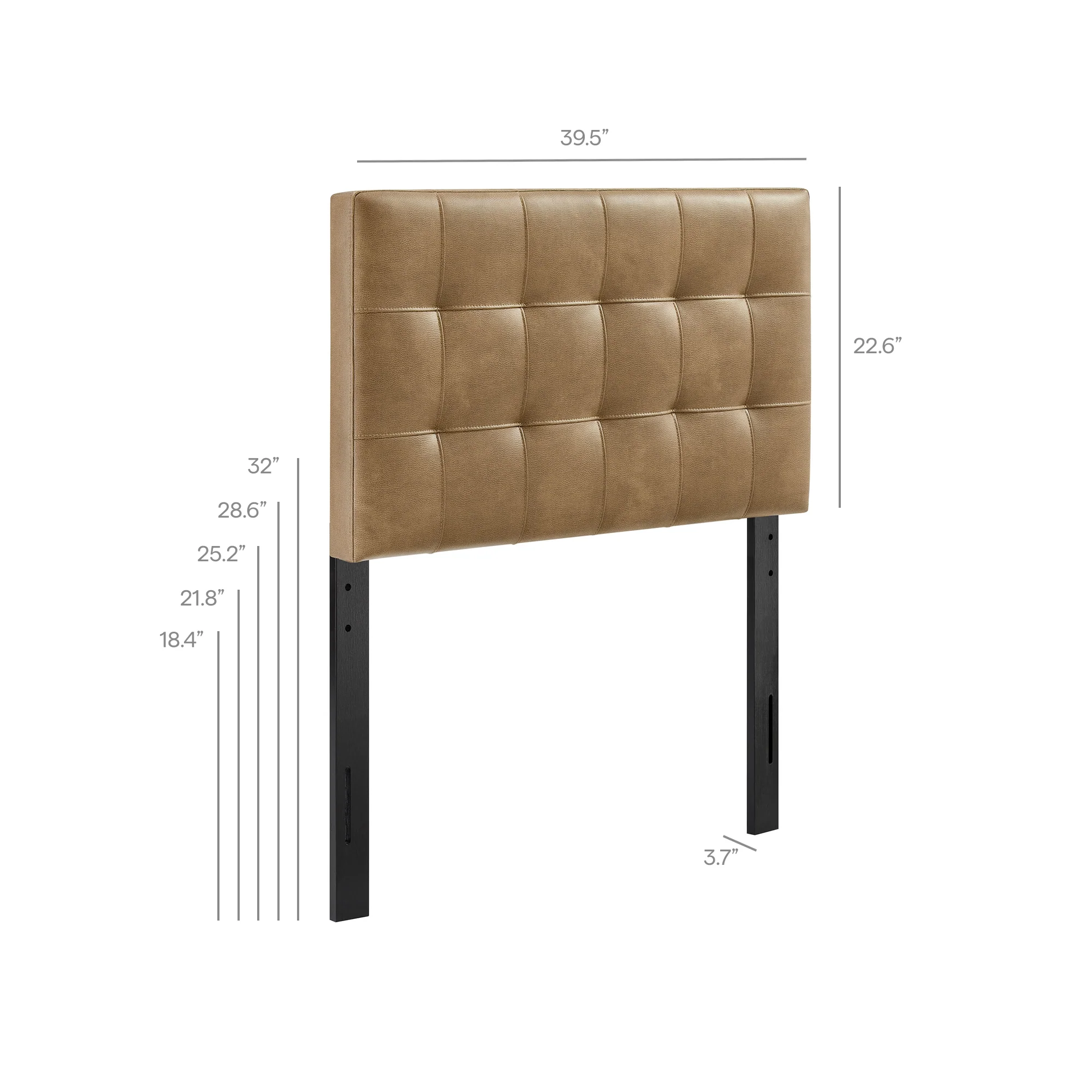 Lily Vegan Leather Twin Size Headboard by Modway - Image 16