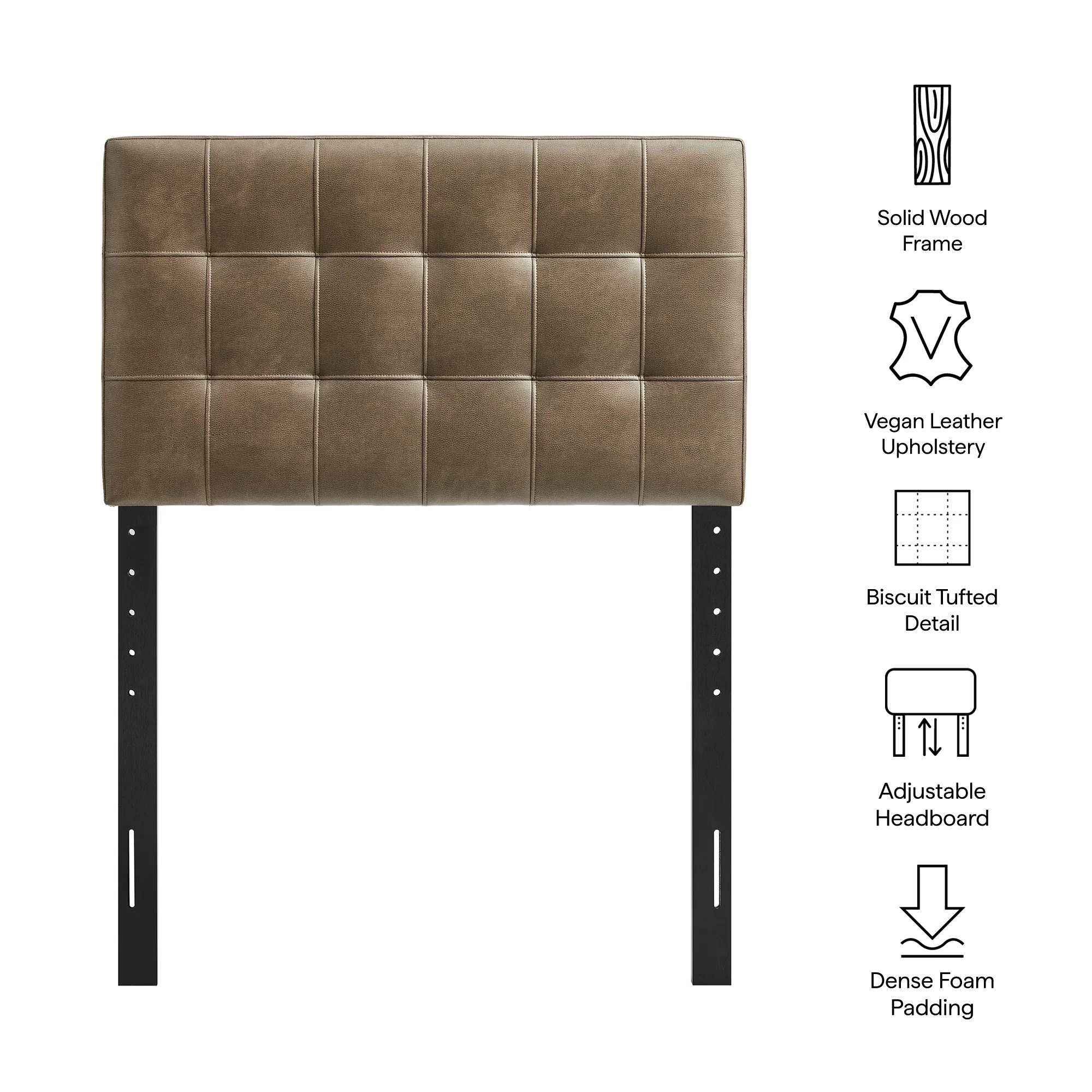 Lily Vegan Leather Twin Size Headboard by Modway - Image 7