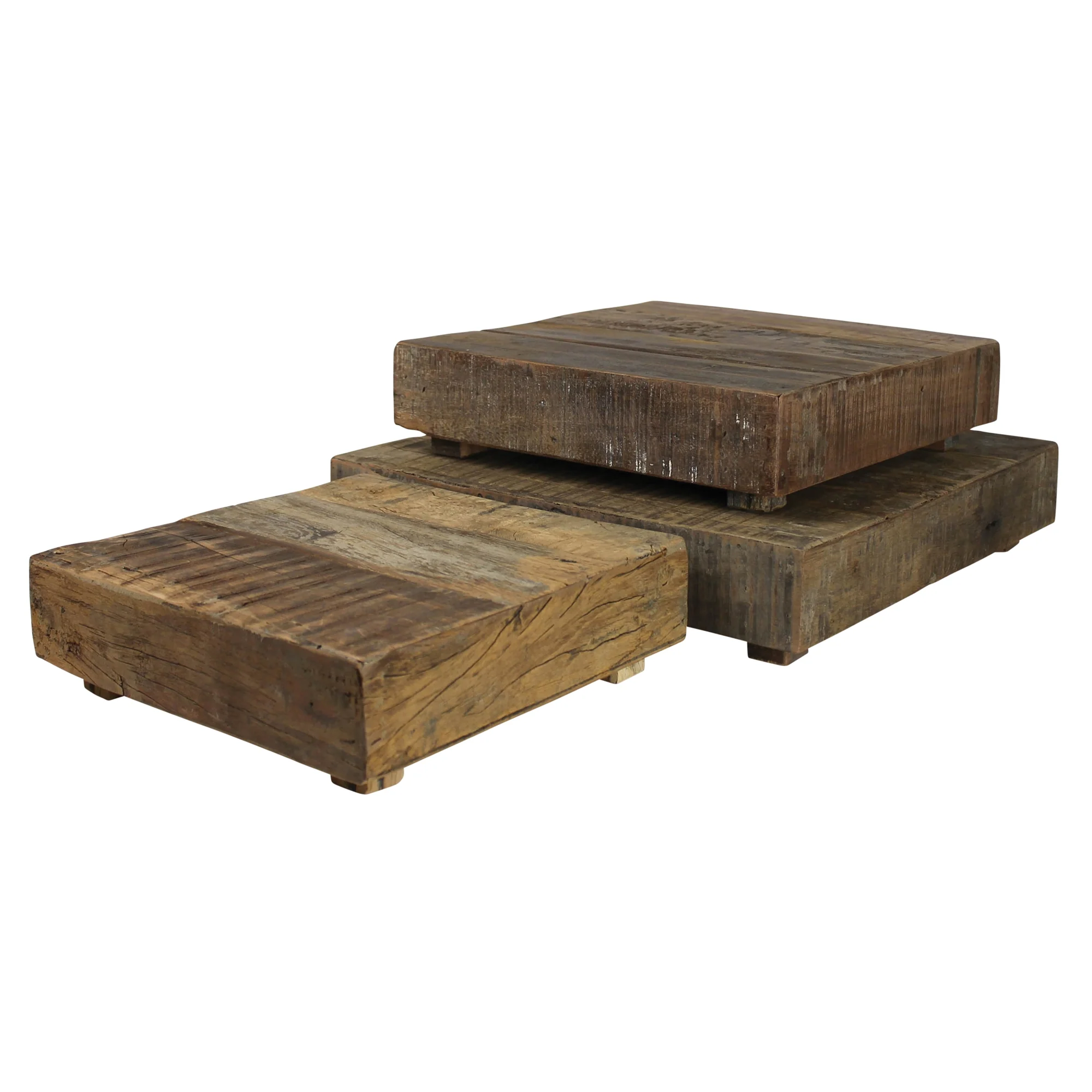 Lincoln Risers, Wood, Square - Set of 3 By HomArt - Image 3