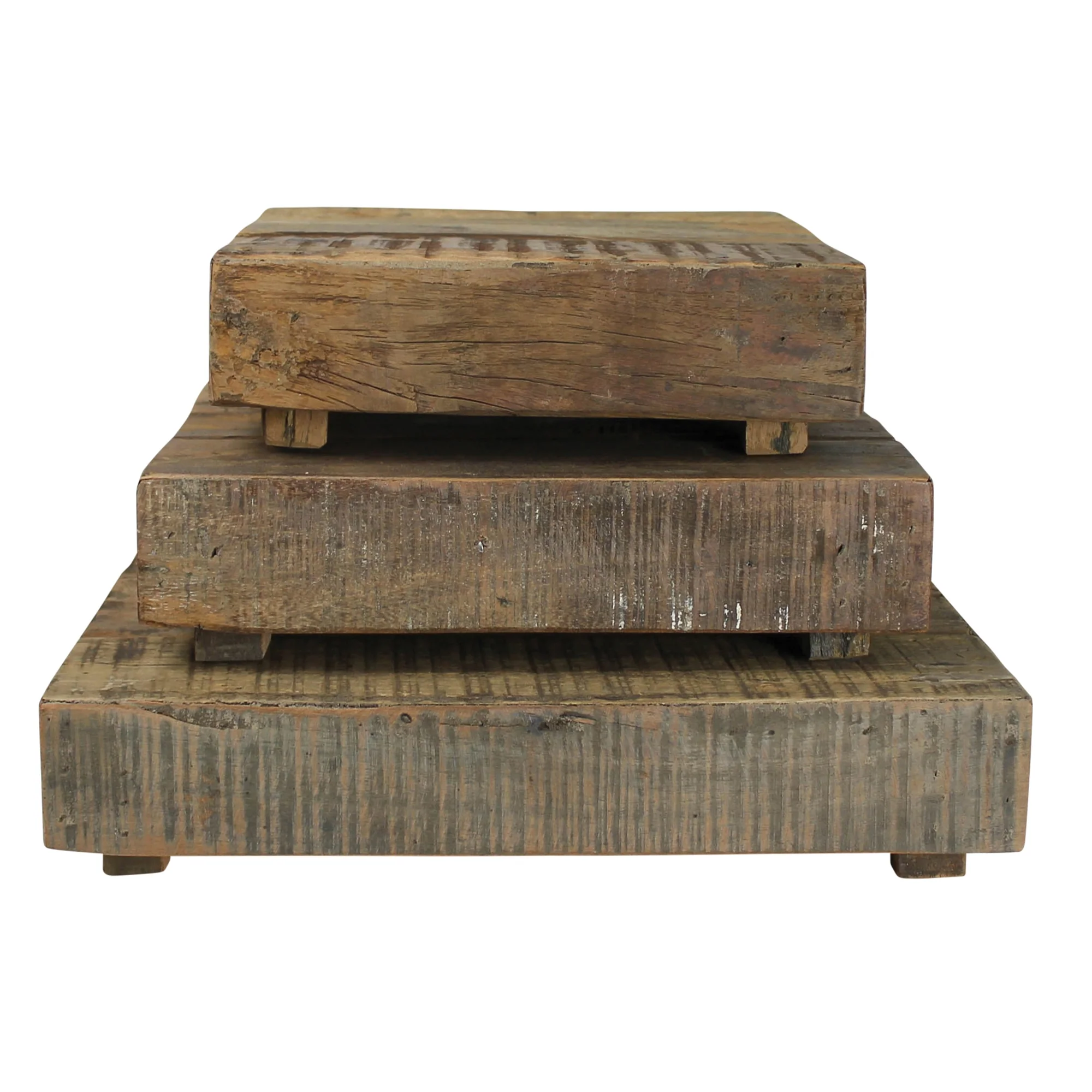 Lincoln Risers, Wood, Square - Set of 3 By HomArt - Image 5