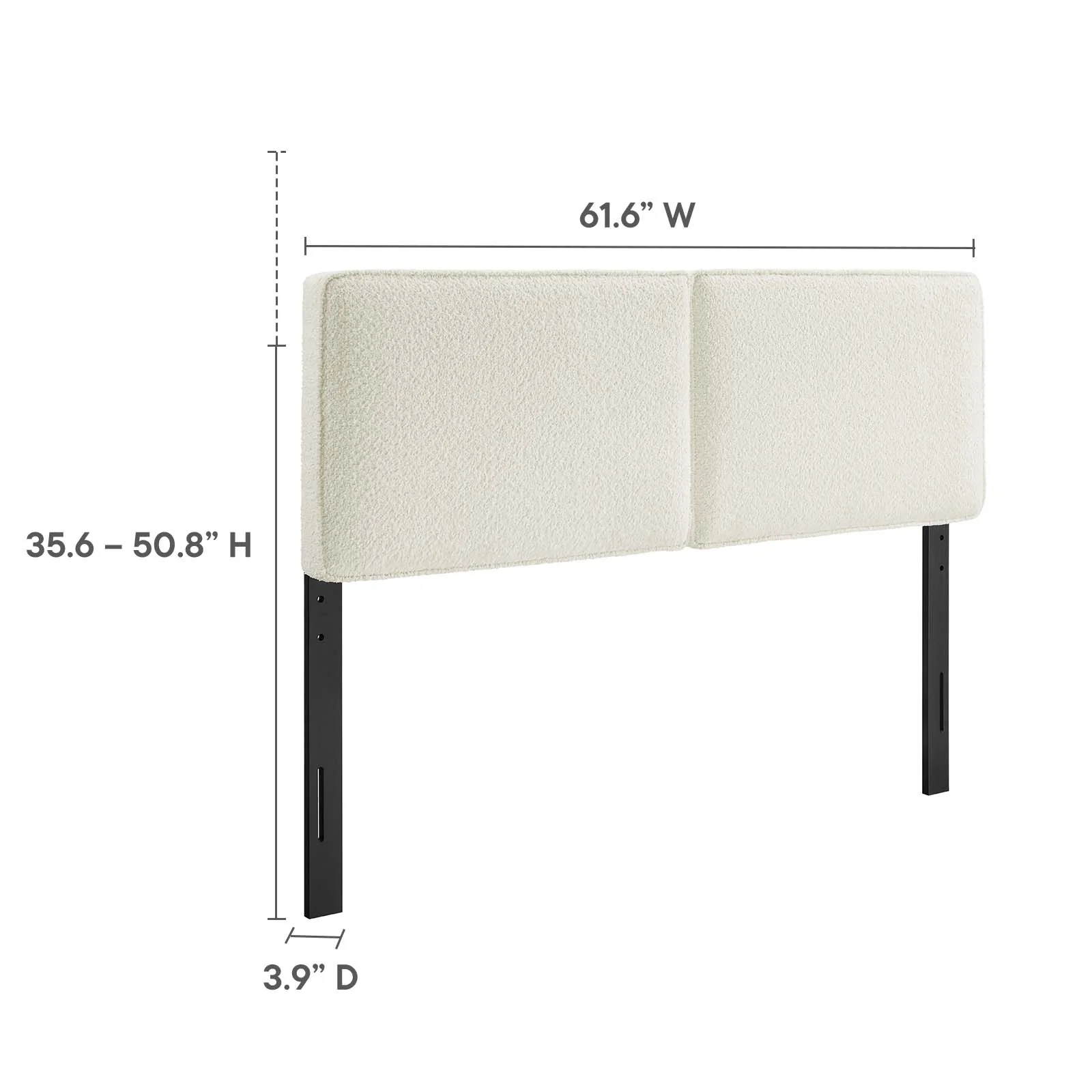 Lindee Boucle Fabric Queen Headboard By Modway - MOD-7149 - Image 7
