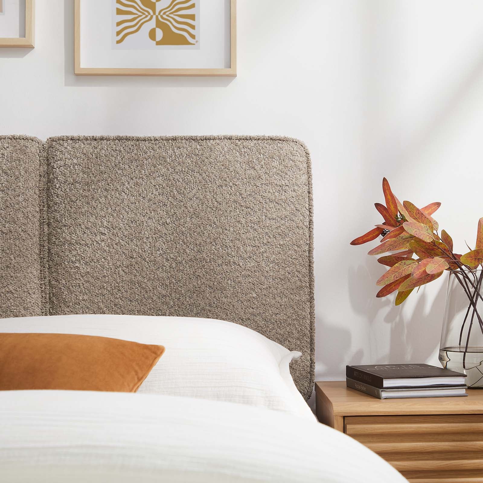 Lindee Boucle Fabric Twin Headboard By Modway - MOD-7145 - Image 15