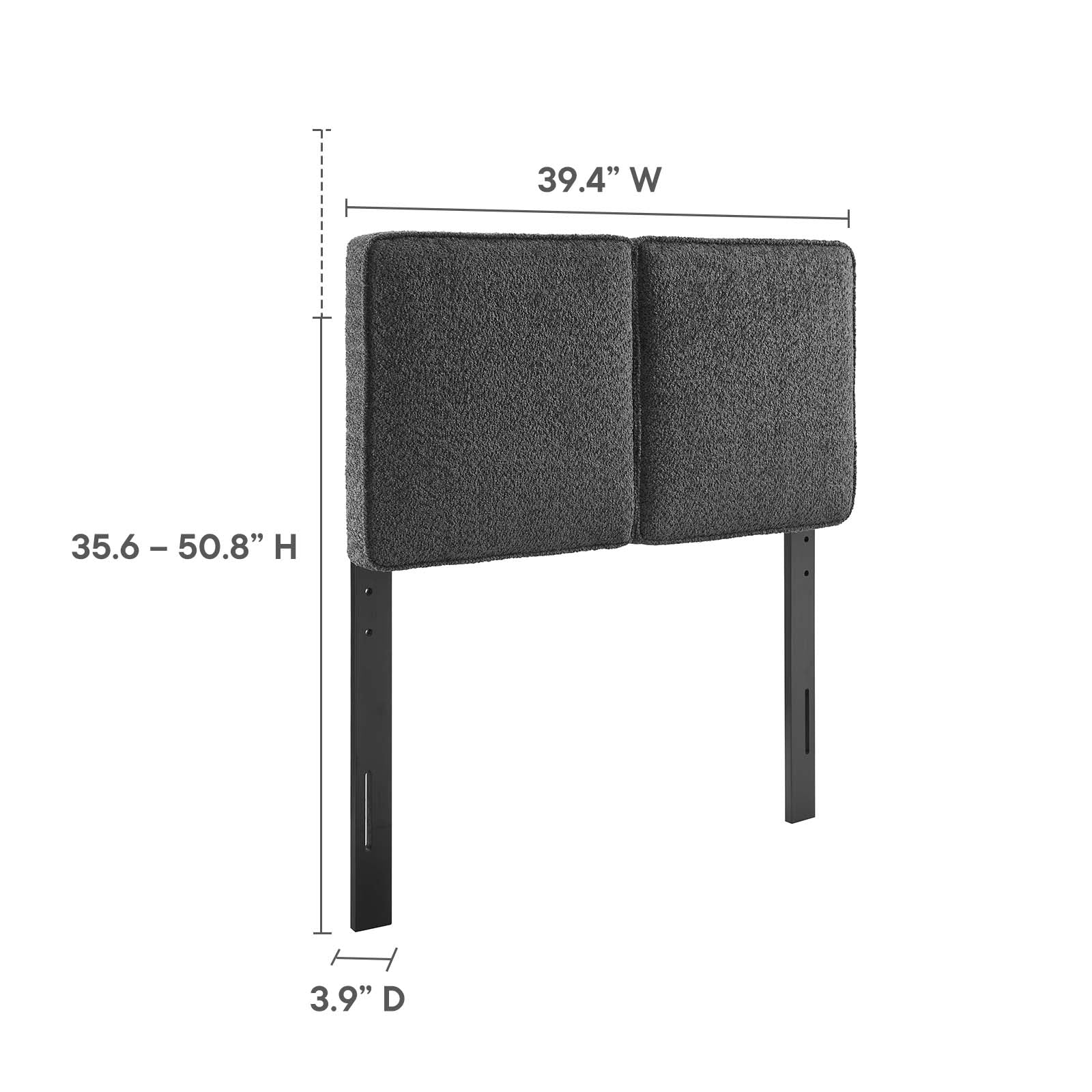 Lindee Boucle Fabric Twin Headboard By Modway - MOD-7145 - Image 30