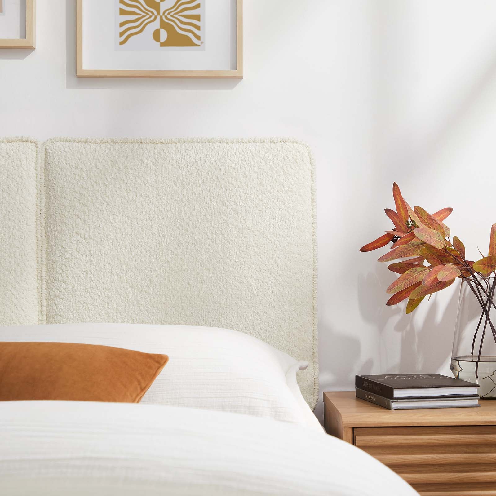 Lindee Boucle Fabric Twin Headboard By Modway - MOD-7145 - Image 8