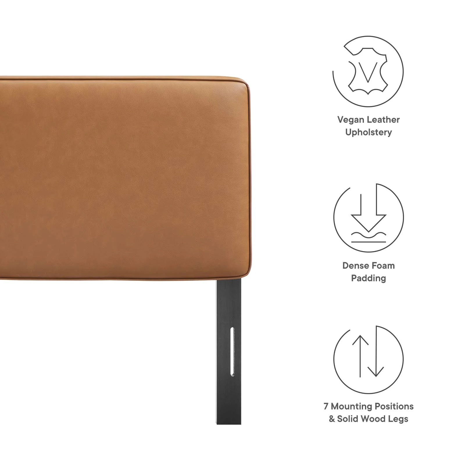 Lindee Vegan Leather Queen Headboard By Modway - MOD-7148 - Image 6