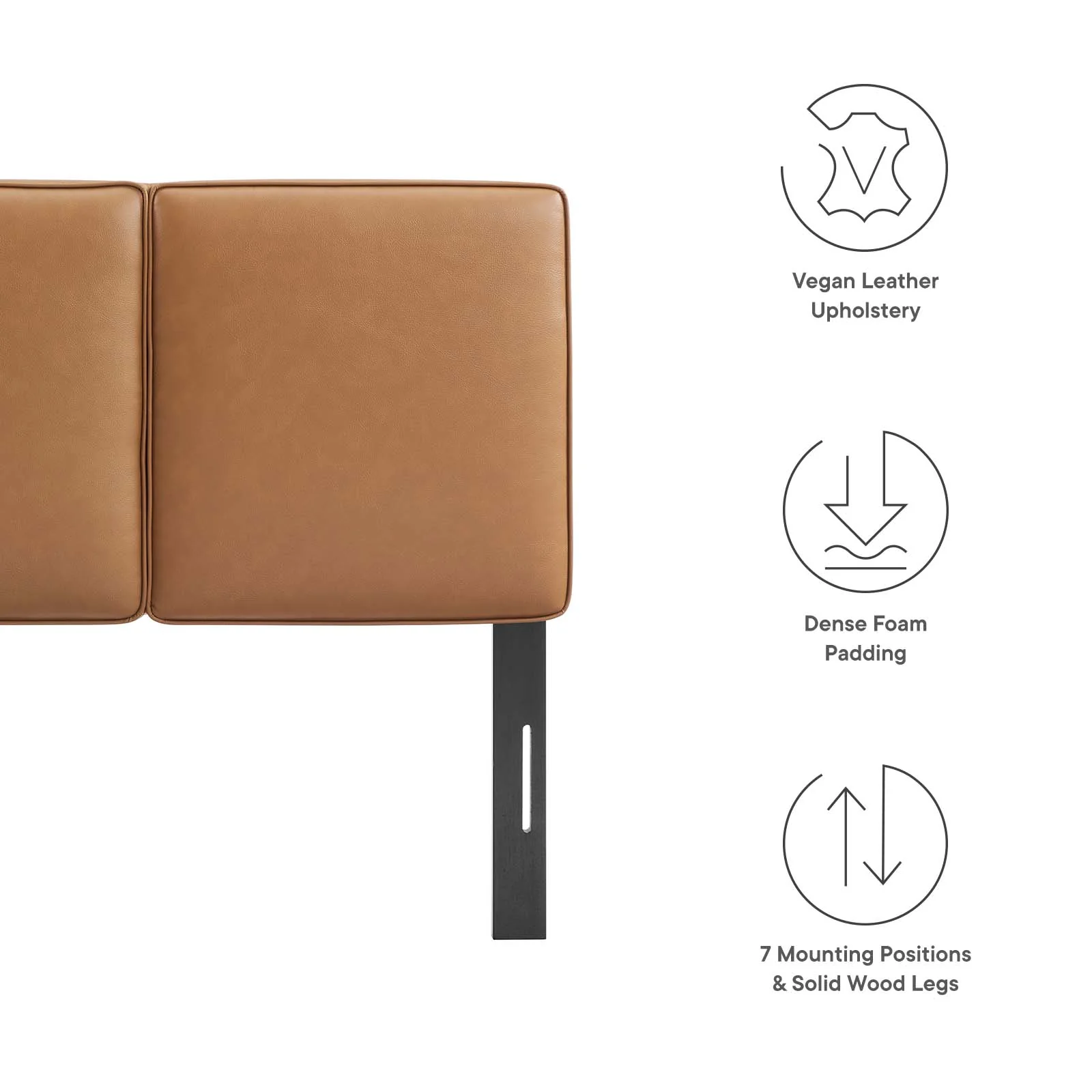Lindee Vegan Leather Twin Headboard By Modway - MOD-7144 - Image 6