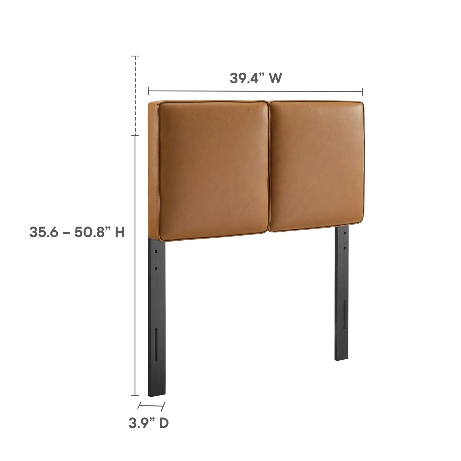 Lindee Vegan Leather Twin Headboard By Modway - MOD-7144 - Image 7
