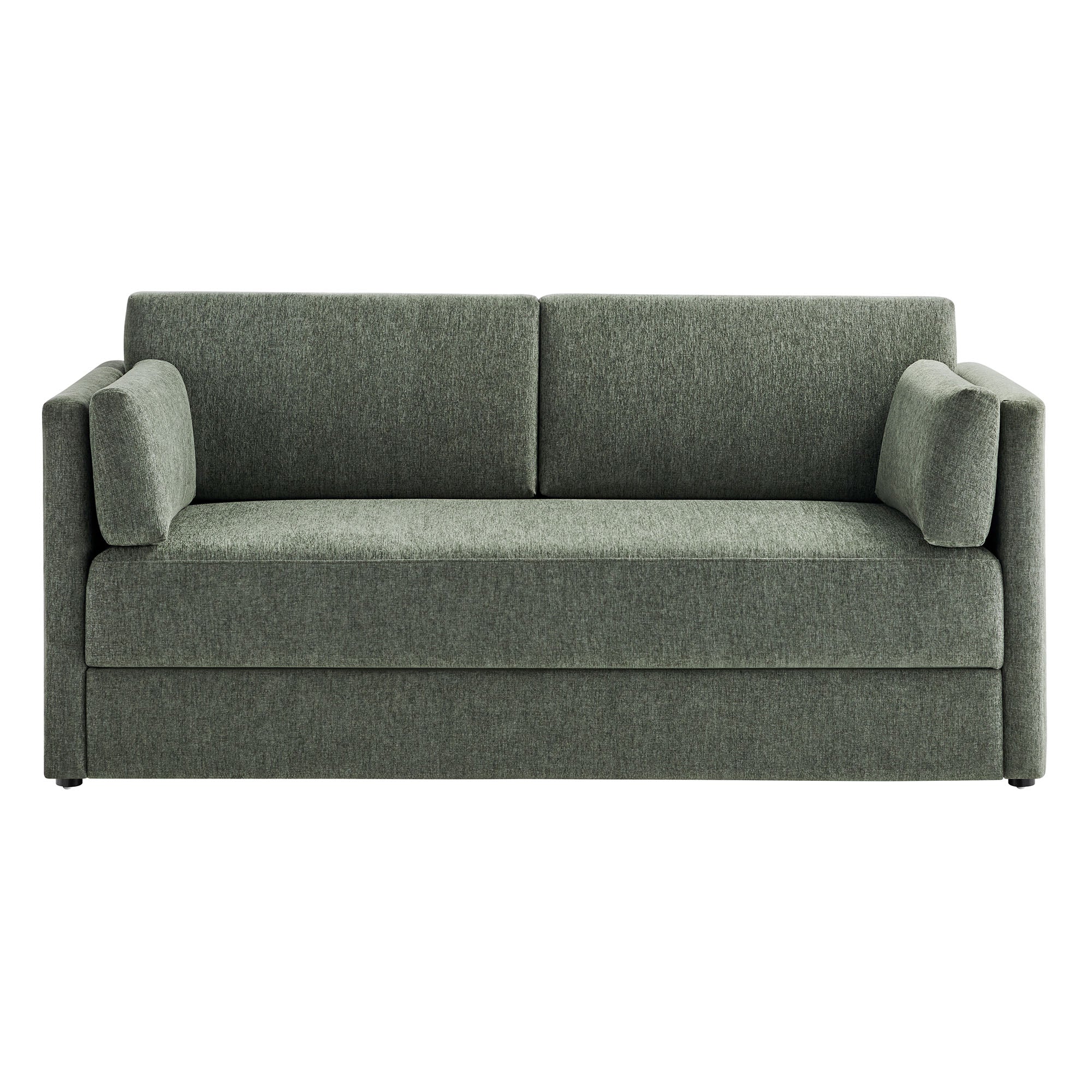 Linden Upholstered Heathered Chenille Sofa by Modway - Image 13