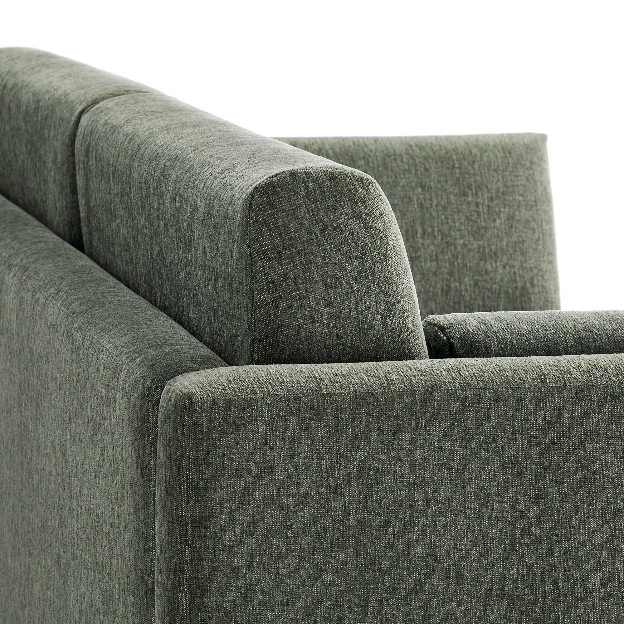 Linden Upholstered Heathered Chenille Sofa by Modway - Image 14
