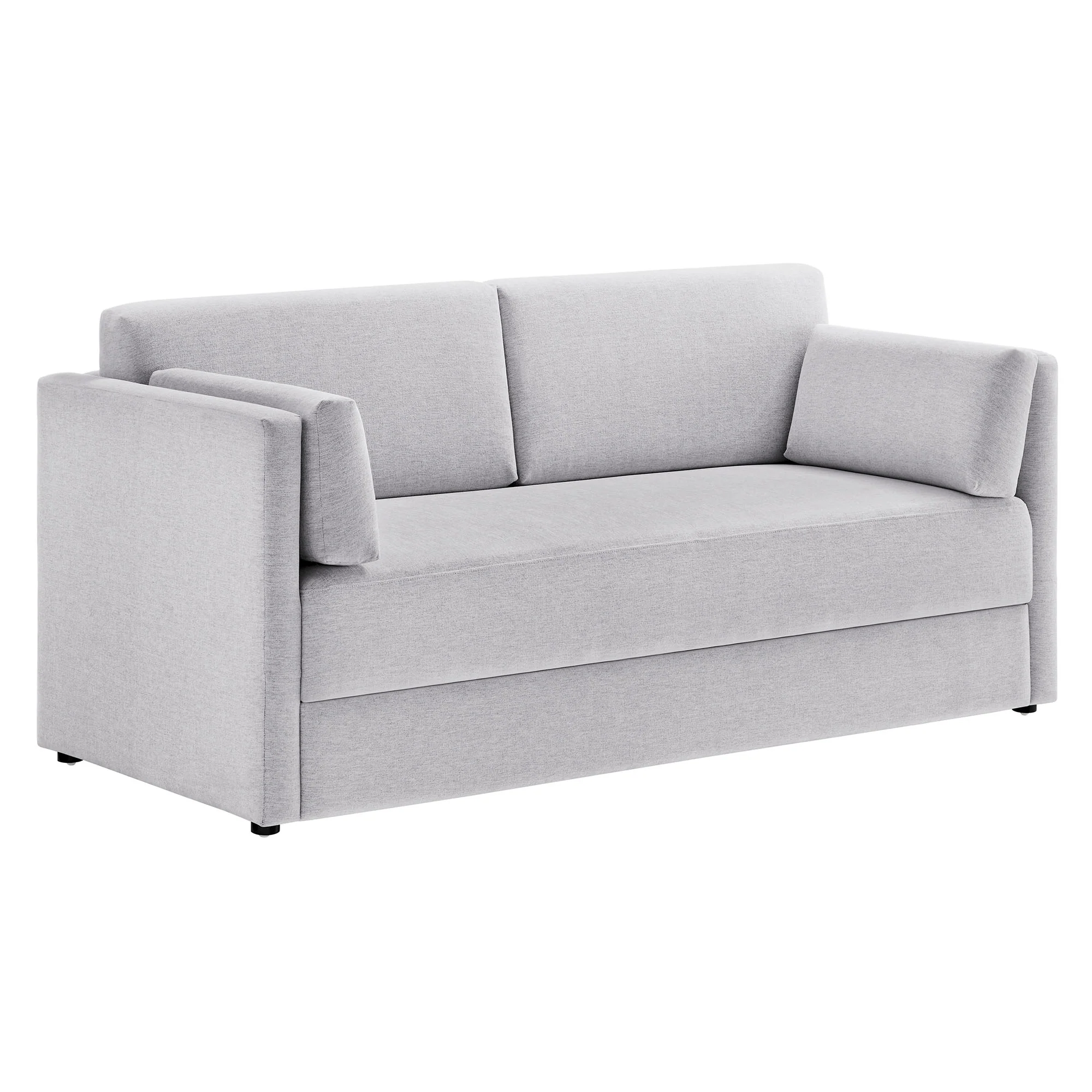 Linden Upholstered Heathered Chenille Sofa by Modway - Image 19