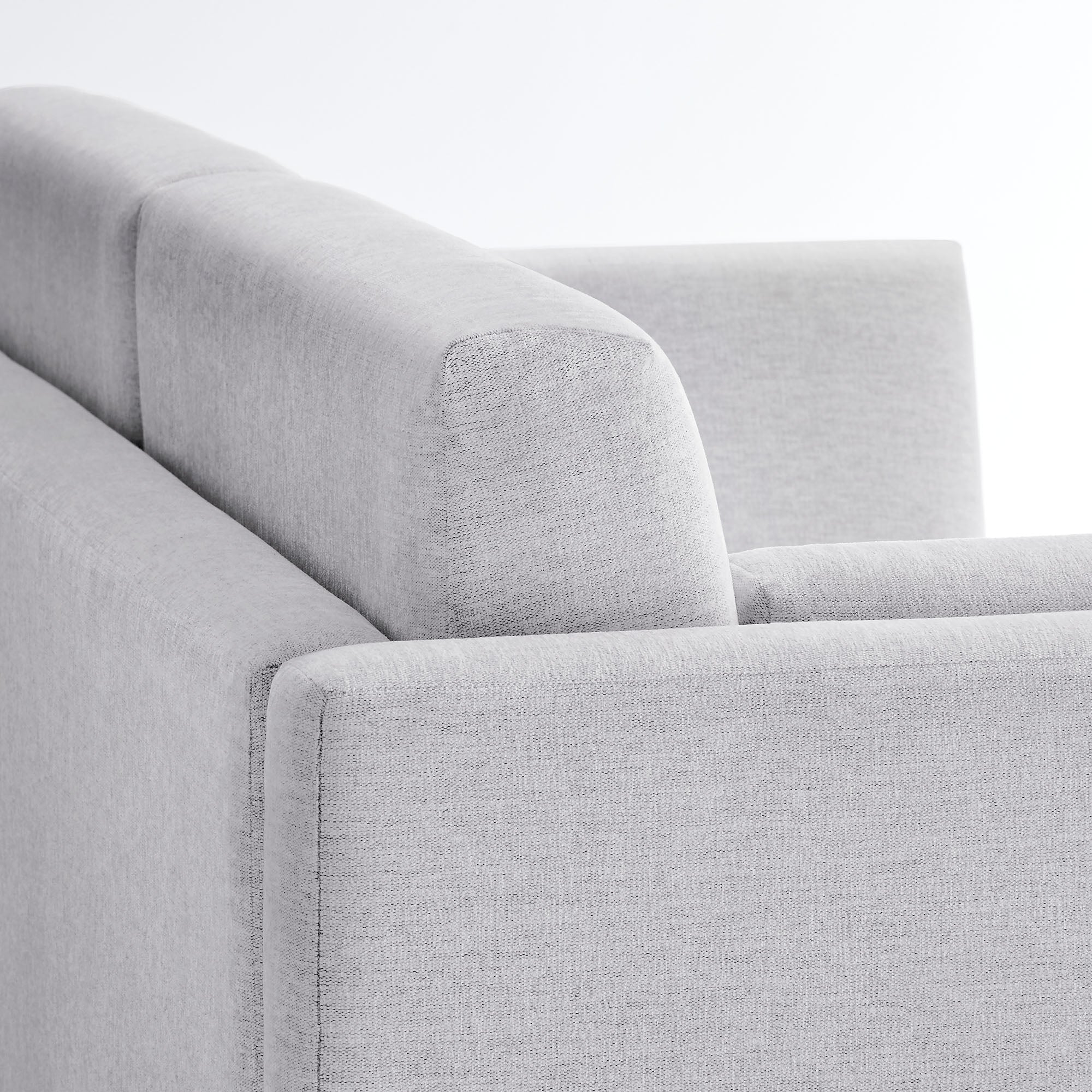 Linden Upholstered Heathered Chenille Sofa by Modway - Image 23