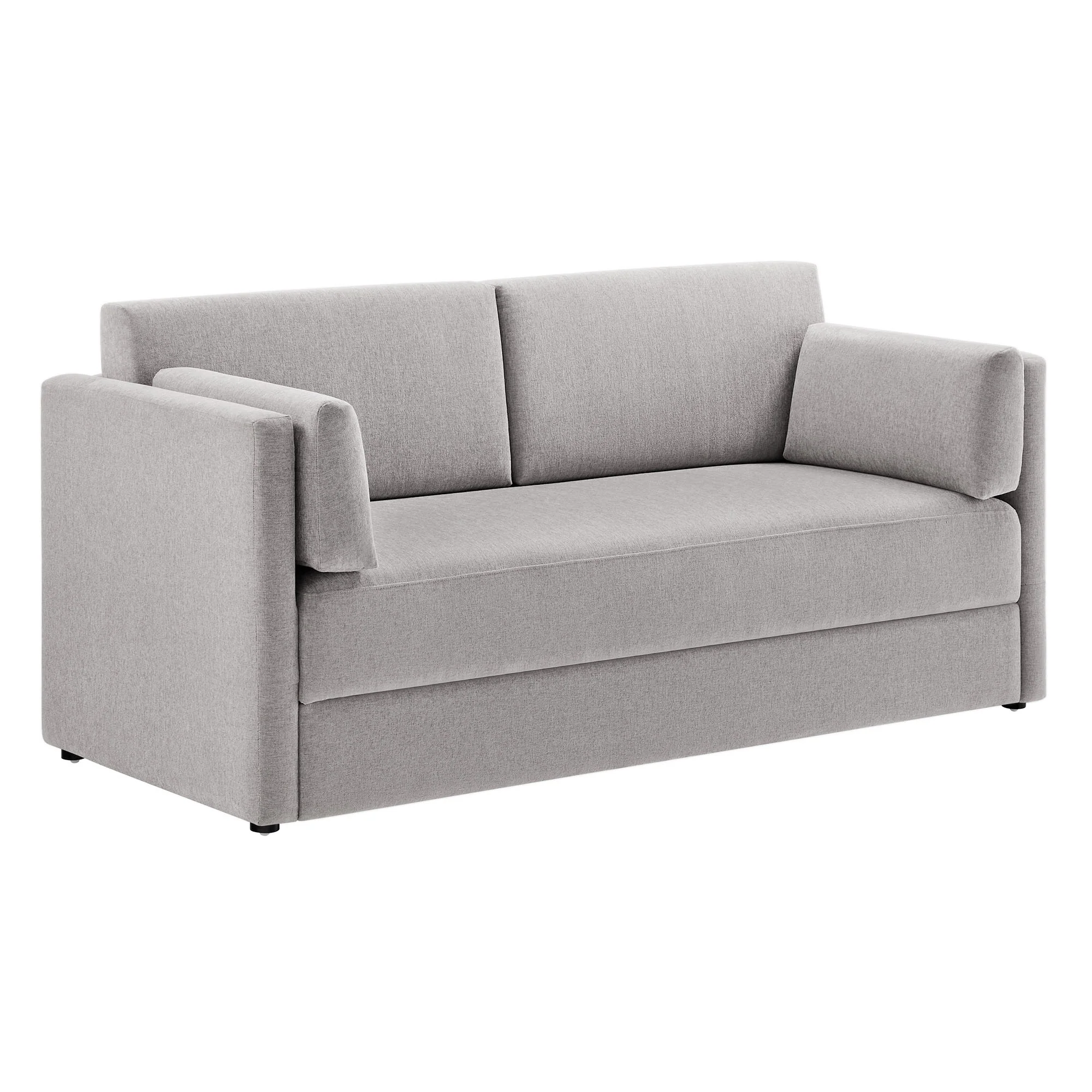 Linden Upholstered Heathered Chenille Sofa by Modway - Image 28
