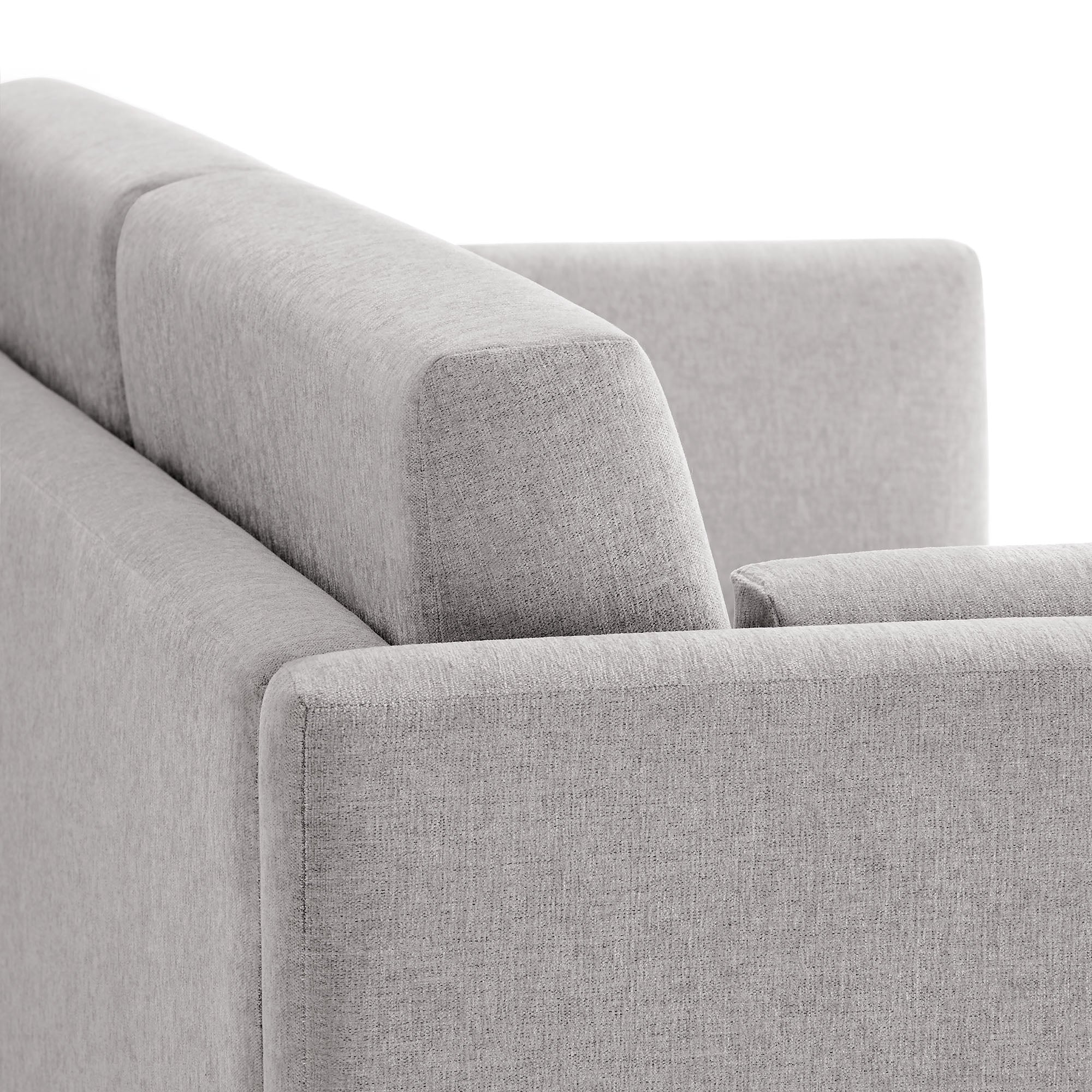 Linden Upholstered Heathered Chenille Sofa by Modway - Image 32