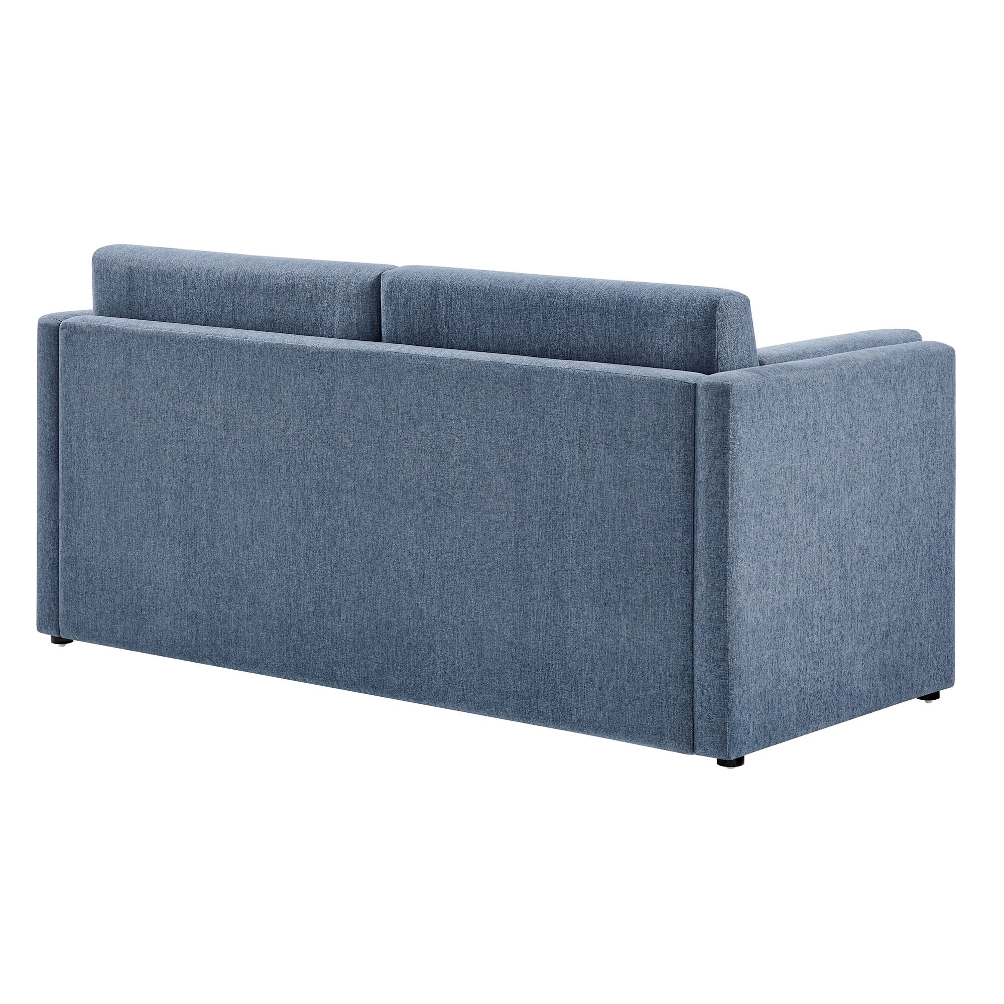 Linden Upholstered Heathered Chenille Sofa by Modway - Image 4