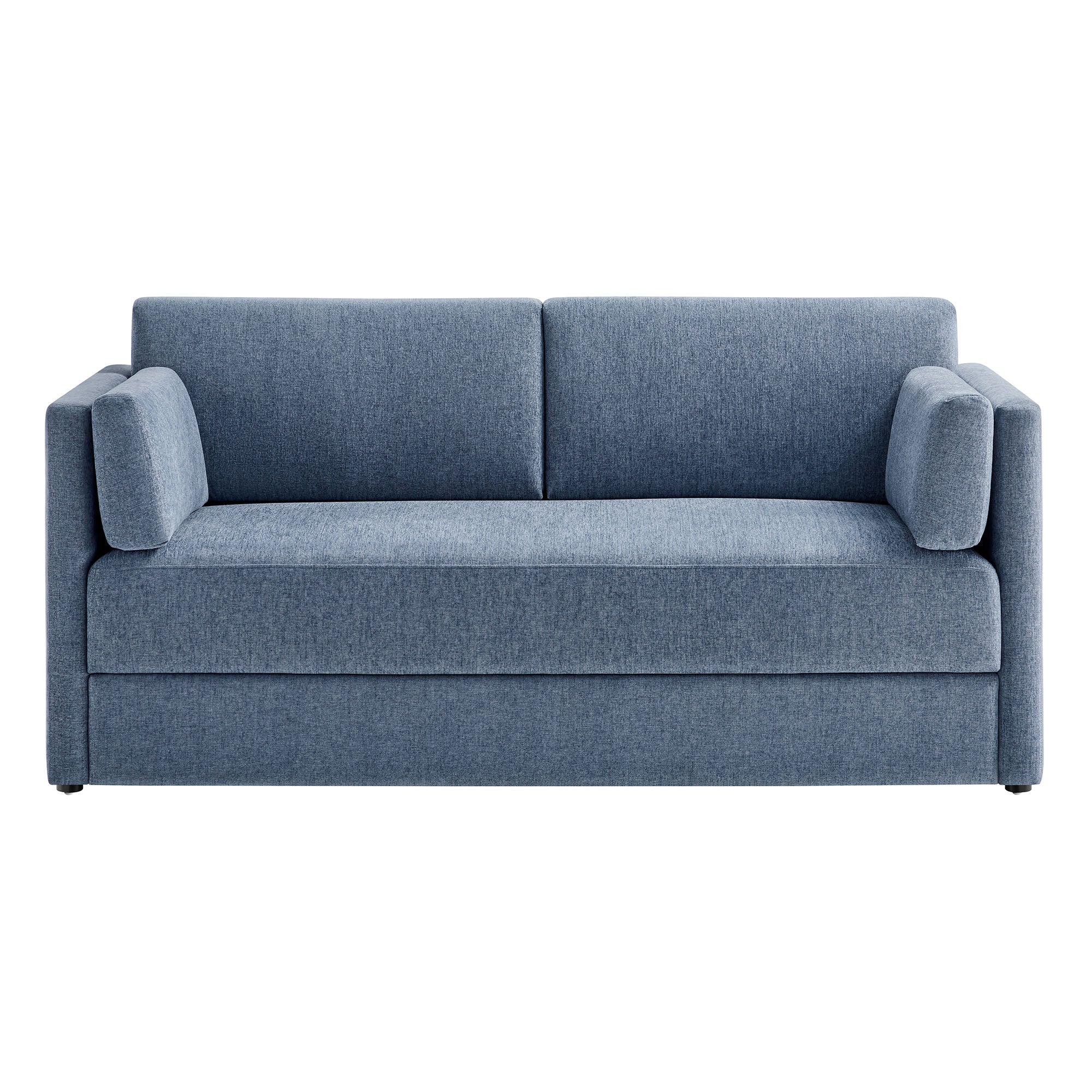 Linden Upholstered Heathered Chenille Sofa by Modway - Image 5