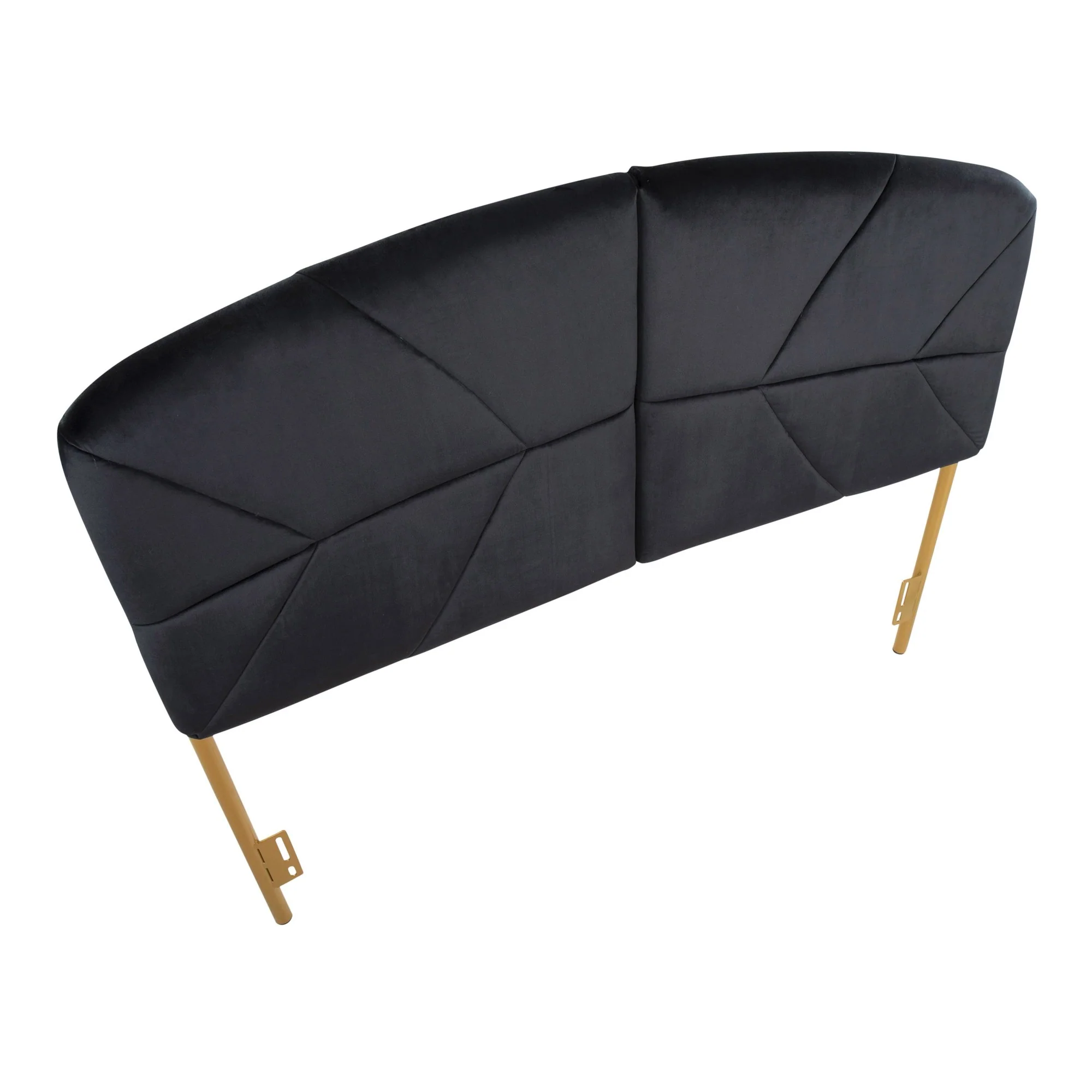 Lindsey Headboard Black By LumiSource - Image 2