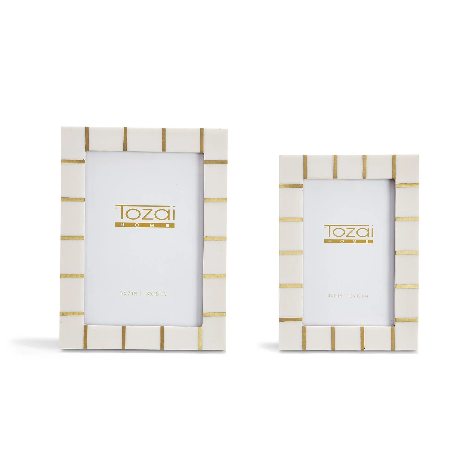 Lines Brass Lines Photo Frame Set Of 6 By Tozai Home - Image 5
