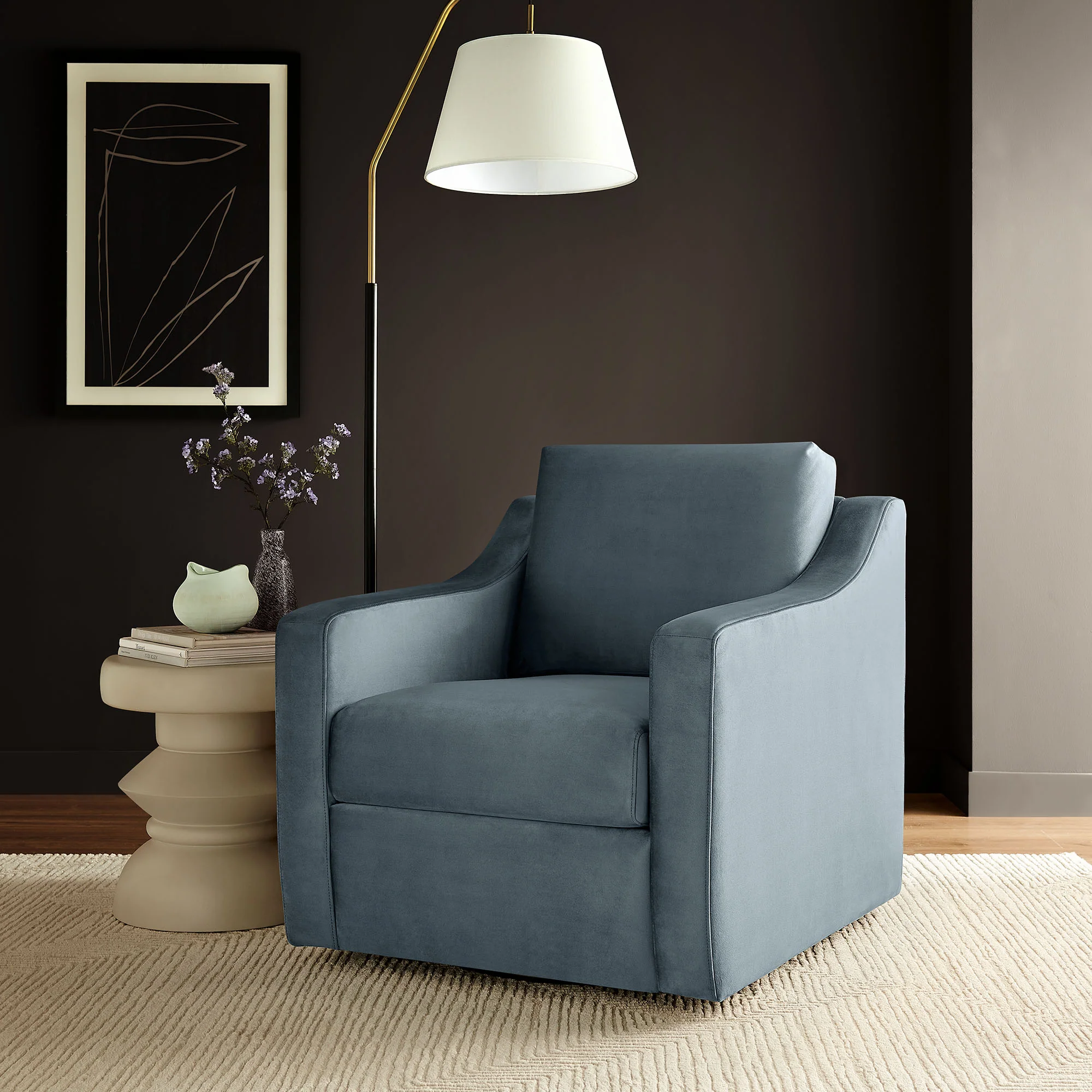 Liora Performance Velvet Armchair by Modway - Image 16