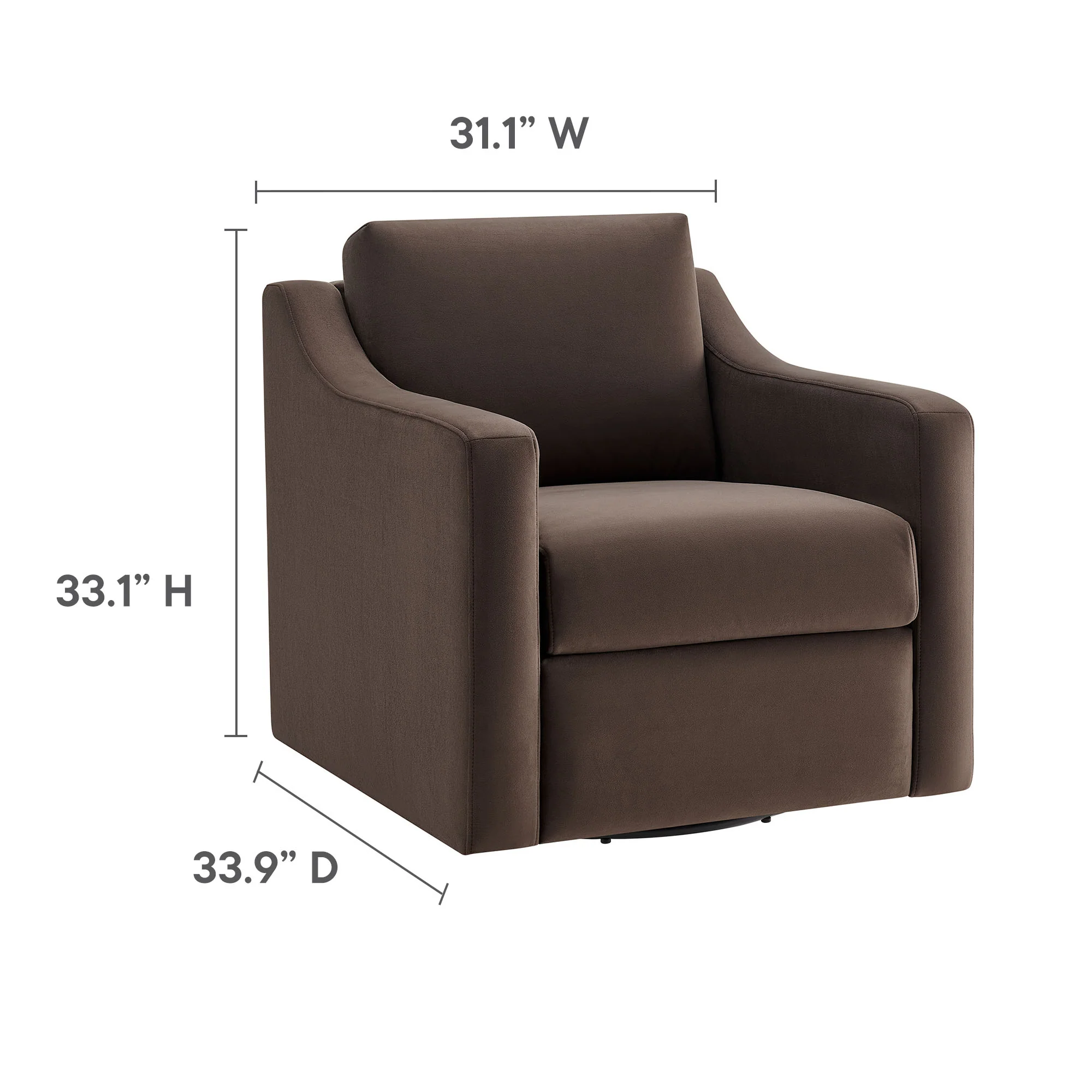 Liora Performance Velvet Armchair by Modway - Image 27