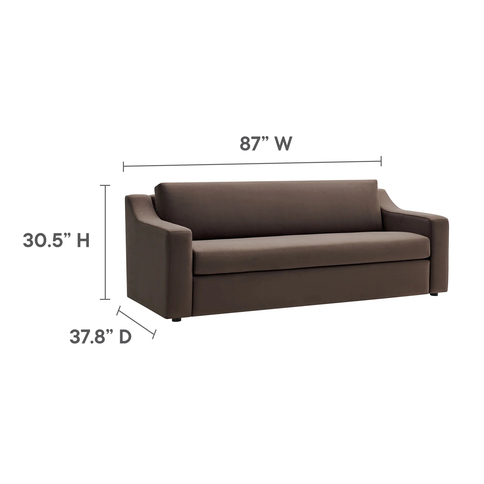 Liora Performance Velvet Sofa by Modway - Image 27