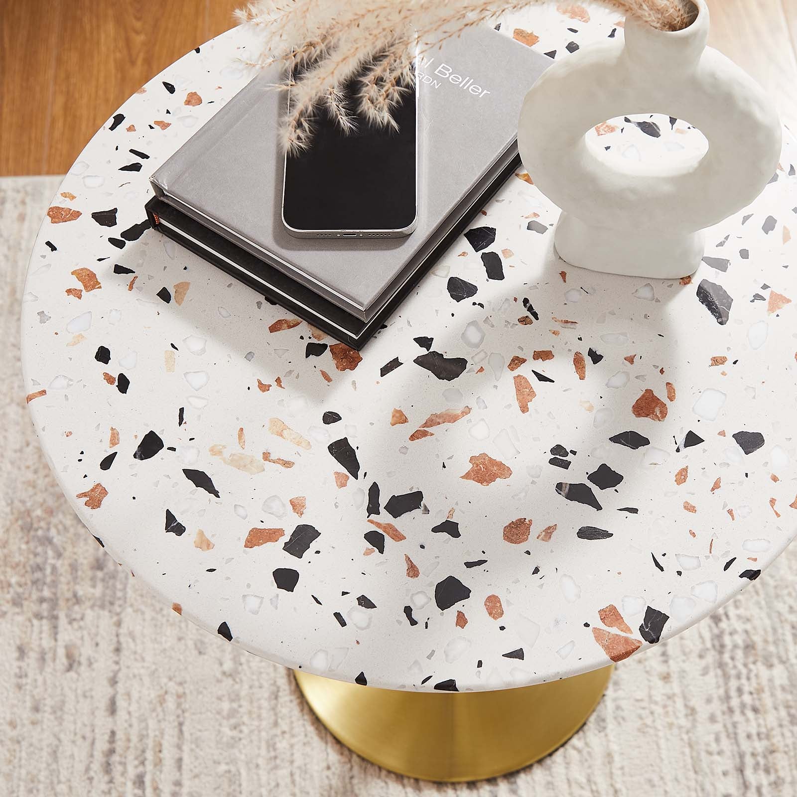 Lippa 20" Round Terrazzo Side Table By Modway - EEI-5687 - Image 7