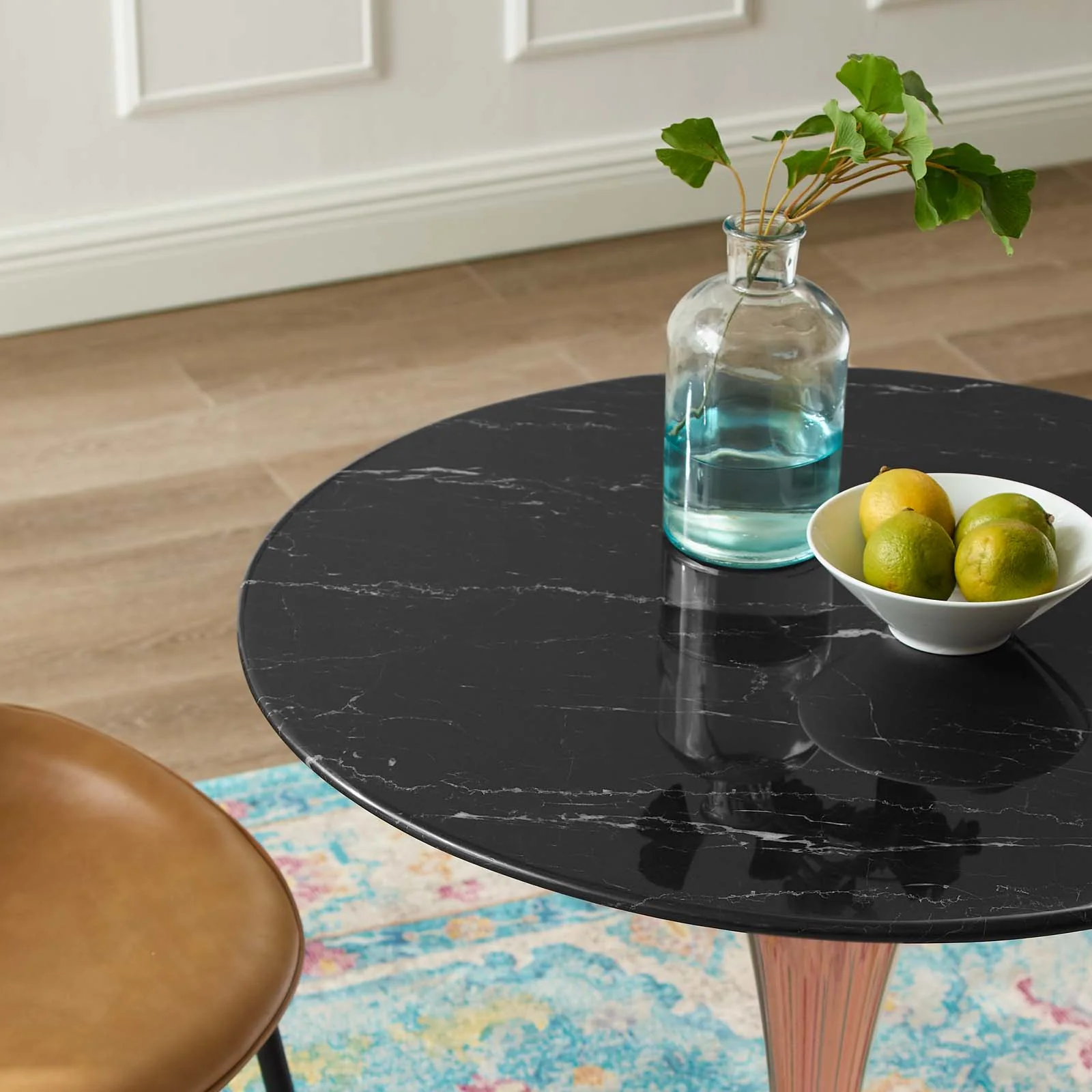 Lippa 28" Artificial Marble Dining Table By Modway - EEI-5257 - Image 6