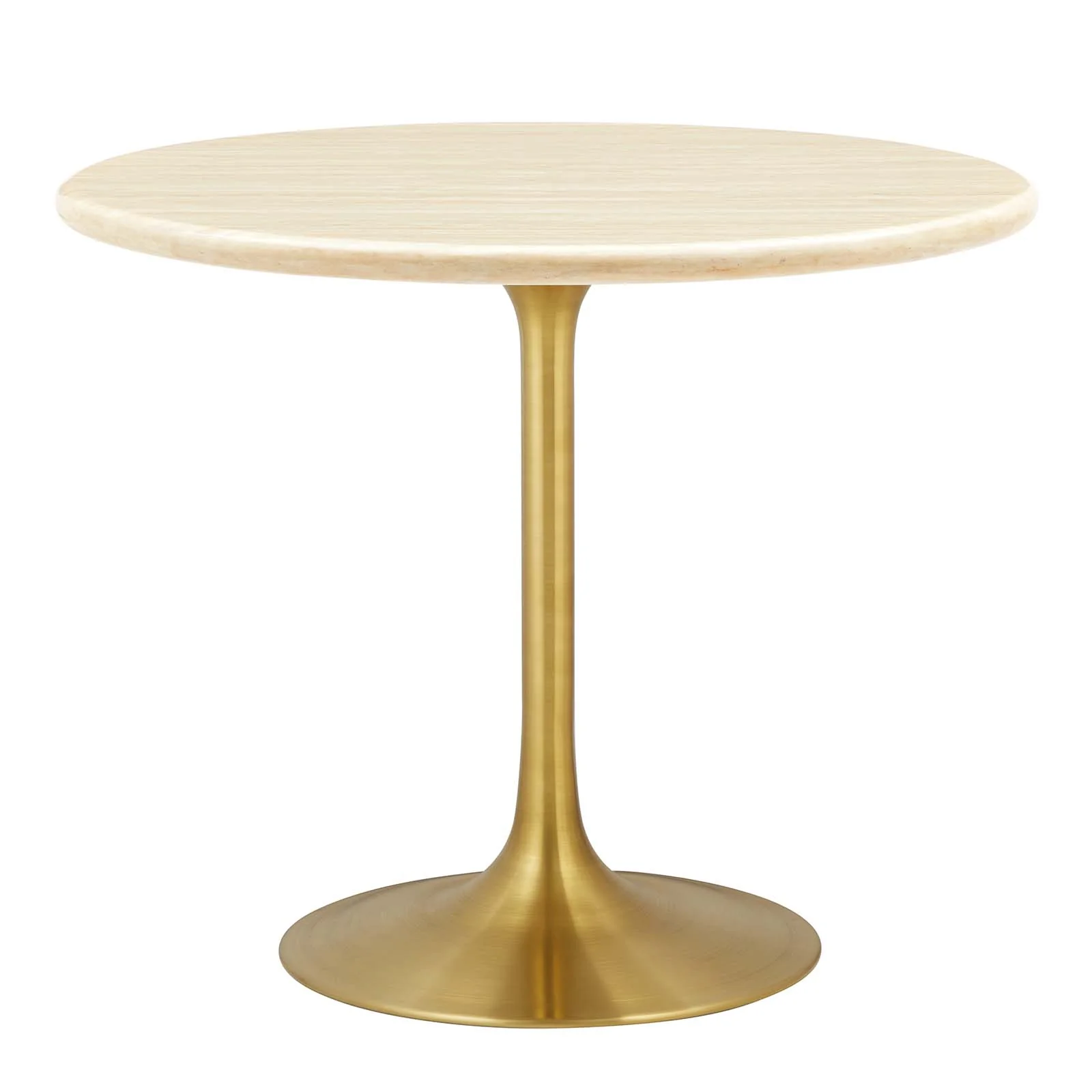 Lippa 36” Round Artificial Travertine  Dining Table By Modway - EEI-6752 - Image 2