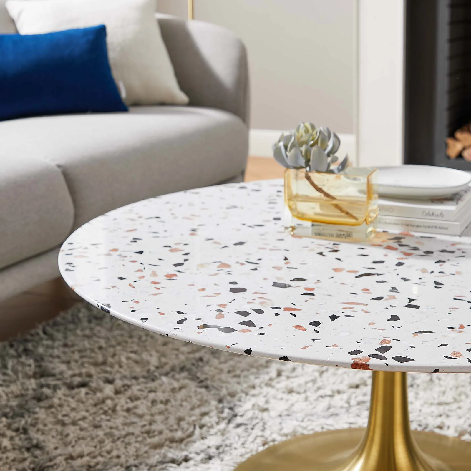 Lippa 36" Round Terrazzo Coffee Table By Modway - EEI-5720 - Image 7