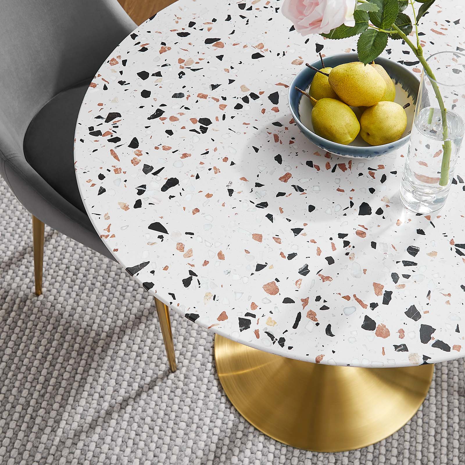 Lippa 36" Round Terrazzo Dining Table By Modway - EEI-5715 - Image 7