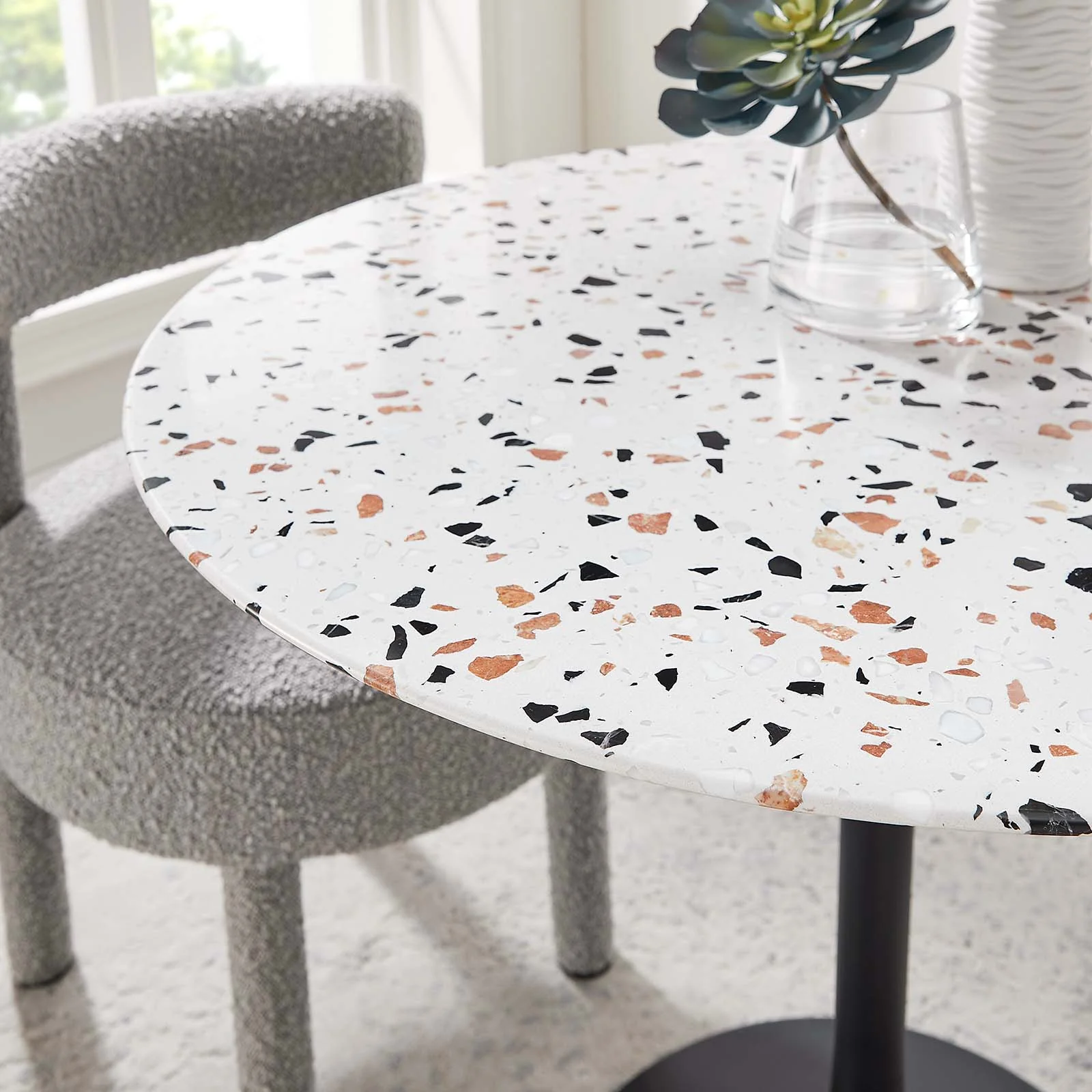 Lippa 36" Round Terrazzo Dining Table By Modway - EEI-5716 - Image 7