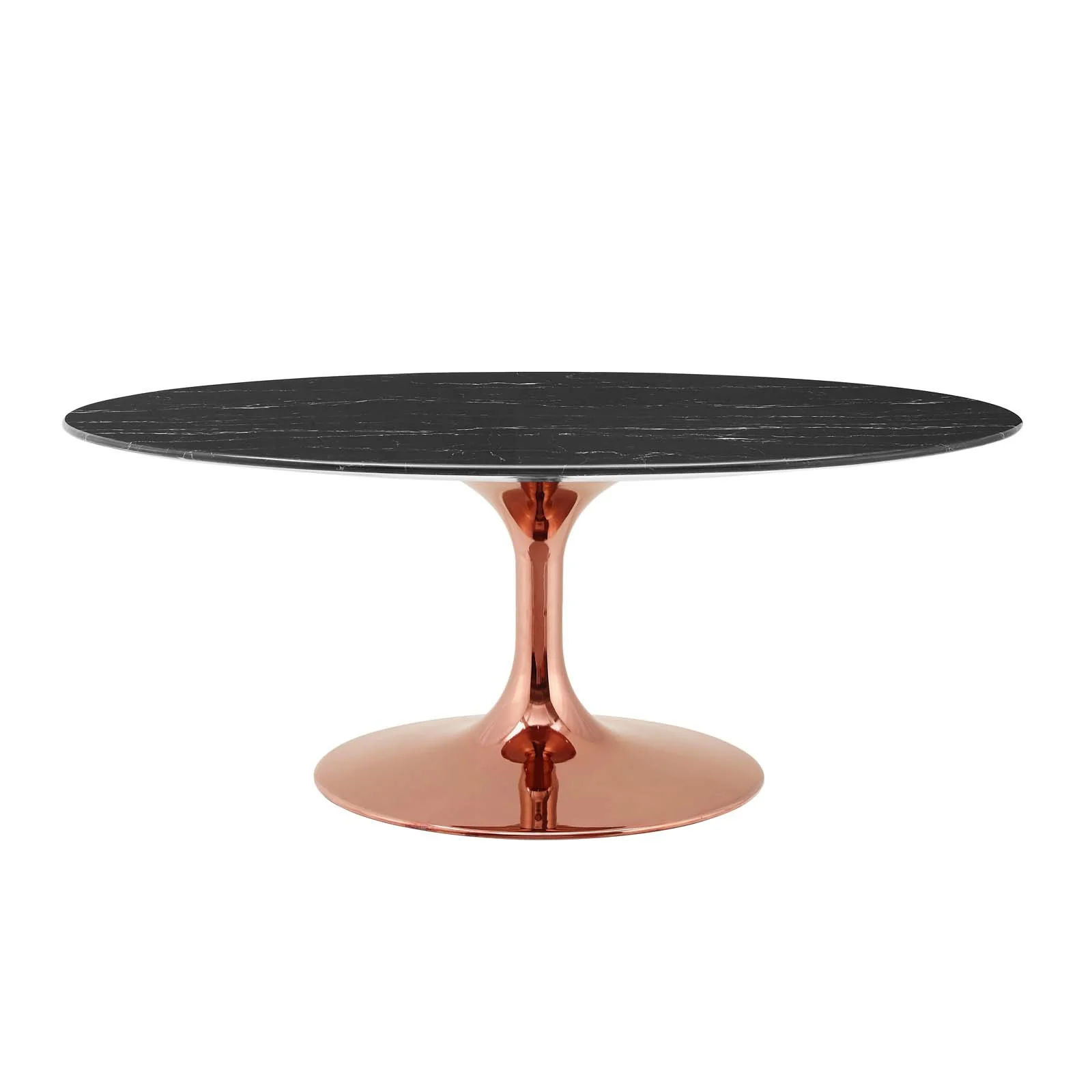 Lippa 42" Oval Artificial Marble Coffee Table By Modway - EEI-5282 - Image 2