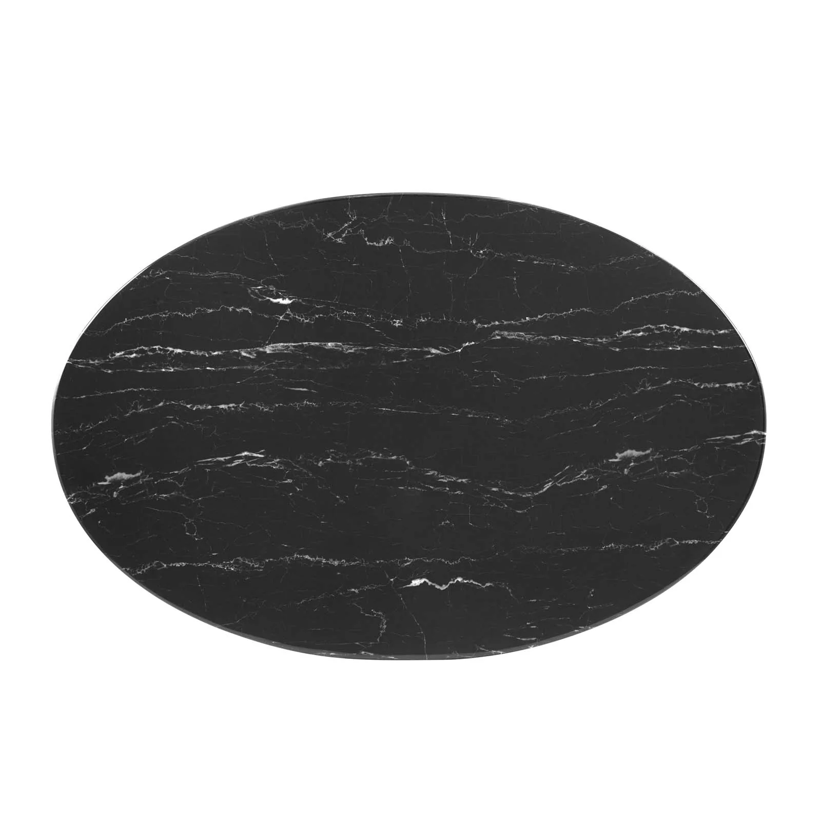 Lippa 42" Oval Artificial Marble Coffee Table By Modway - EEI-5282 - Image 3