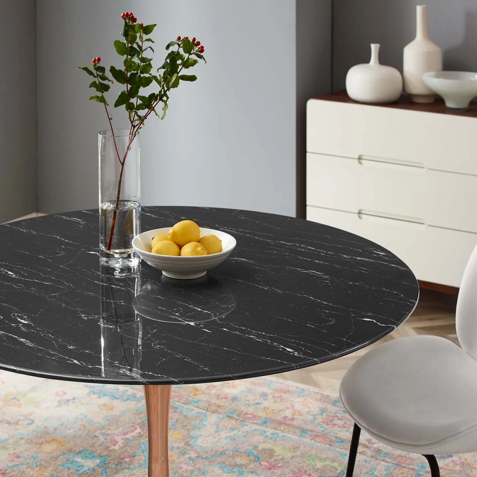 Lippa 47" Artificial Marble Dining Table By Modway - EEI-5272 - Image 6