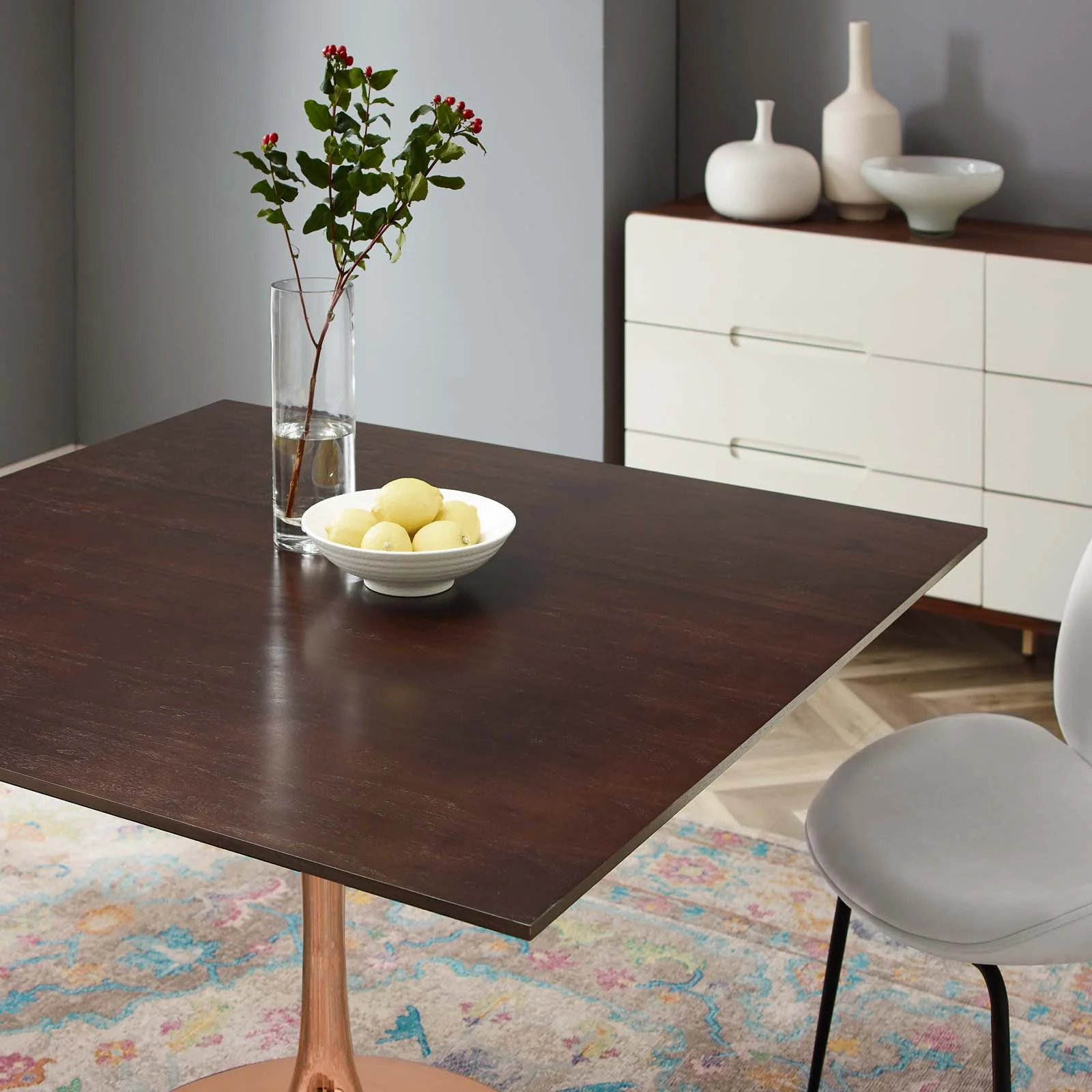 Lippa 47" Square Wood Dining Table By Modway - EEI-5269 - Image 6