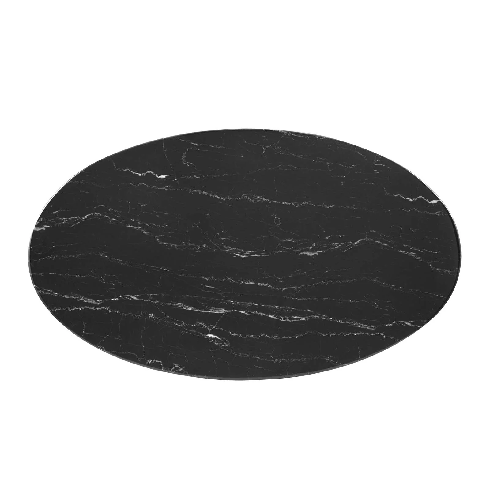 Lippa 48" Oval Artificial Marble Coffee Table By Modway - EEI-5283 - Image 3