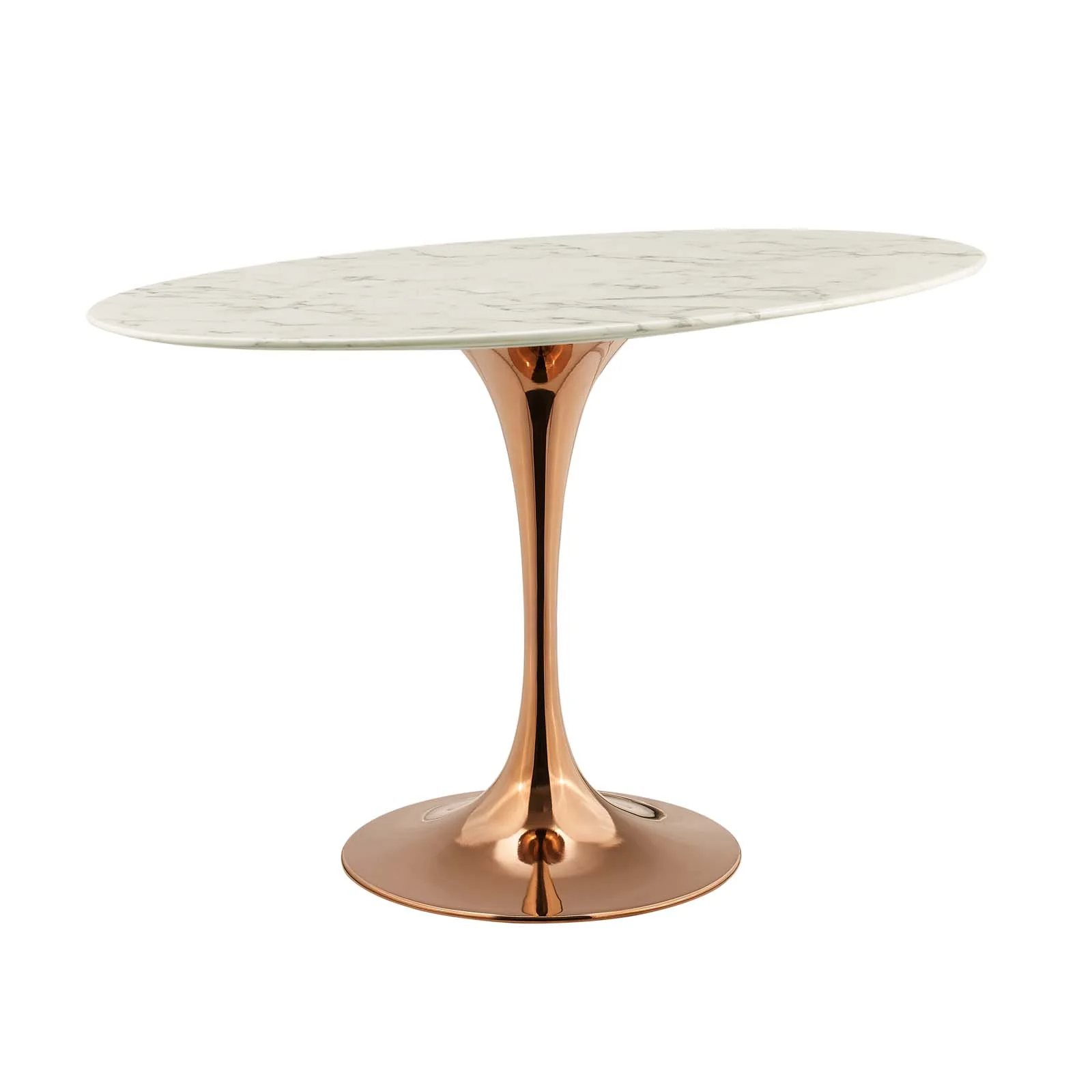 Lippa 48" Oval Artificial Marble Dining Table By Modway - EEI-3225 - Image 3