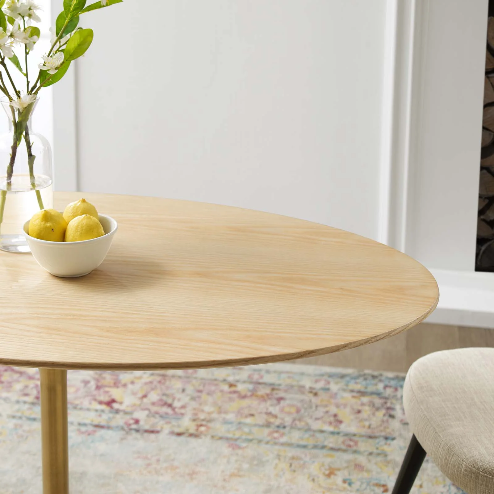 Lippa 48" Oval Wood Dining Table By Modway - EEI-5217 - Image 6