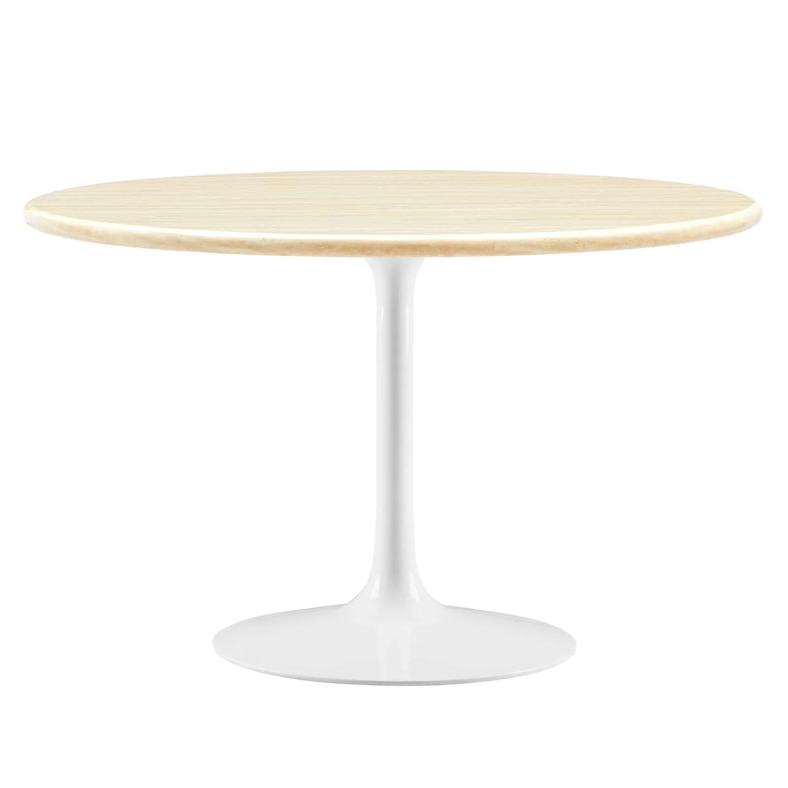 Lippa 48" Round Artificial Travertine  Dining Table By Modway - EEI-6754 - Image 2