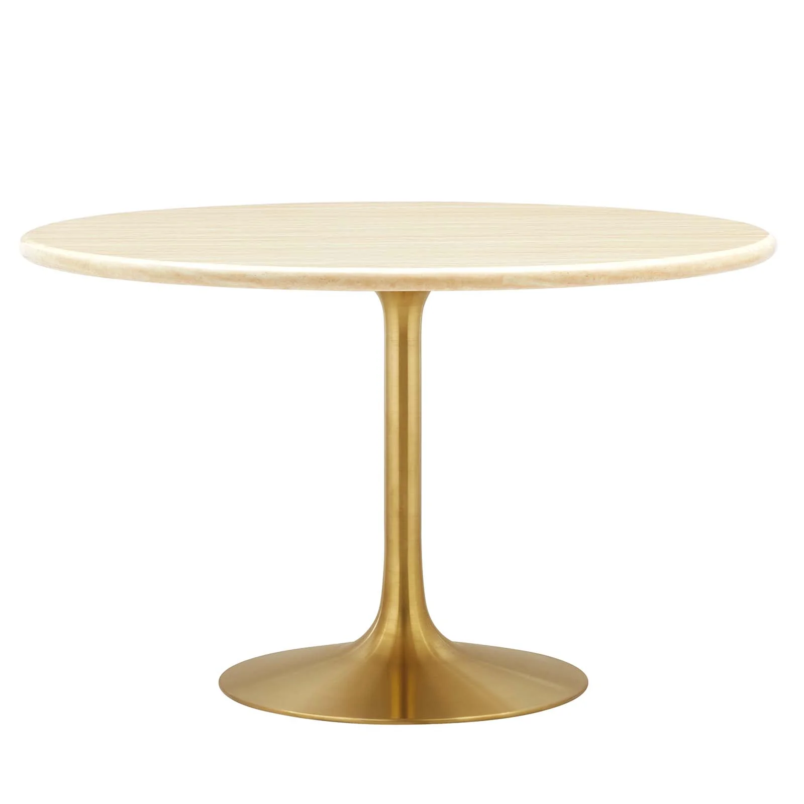 Lippa 48" Round Artificial Travertine  Dining Table By Modway - EEI-6756 - Image 2