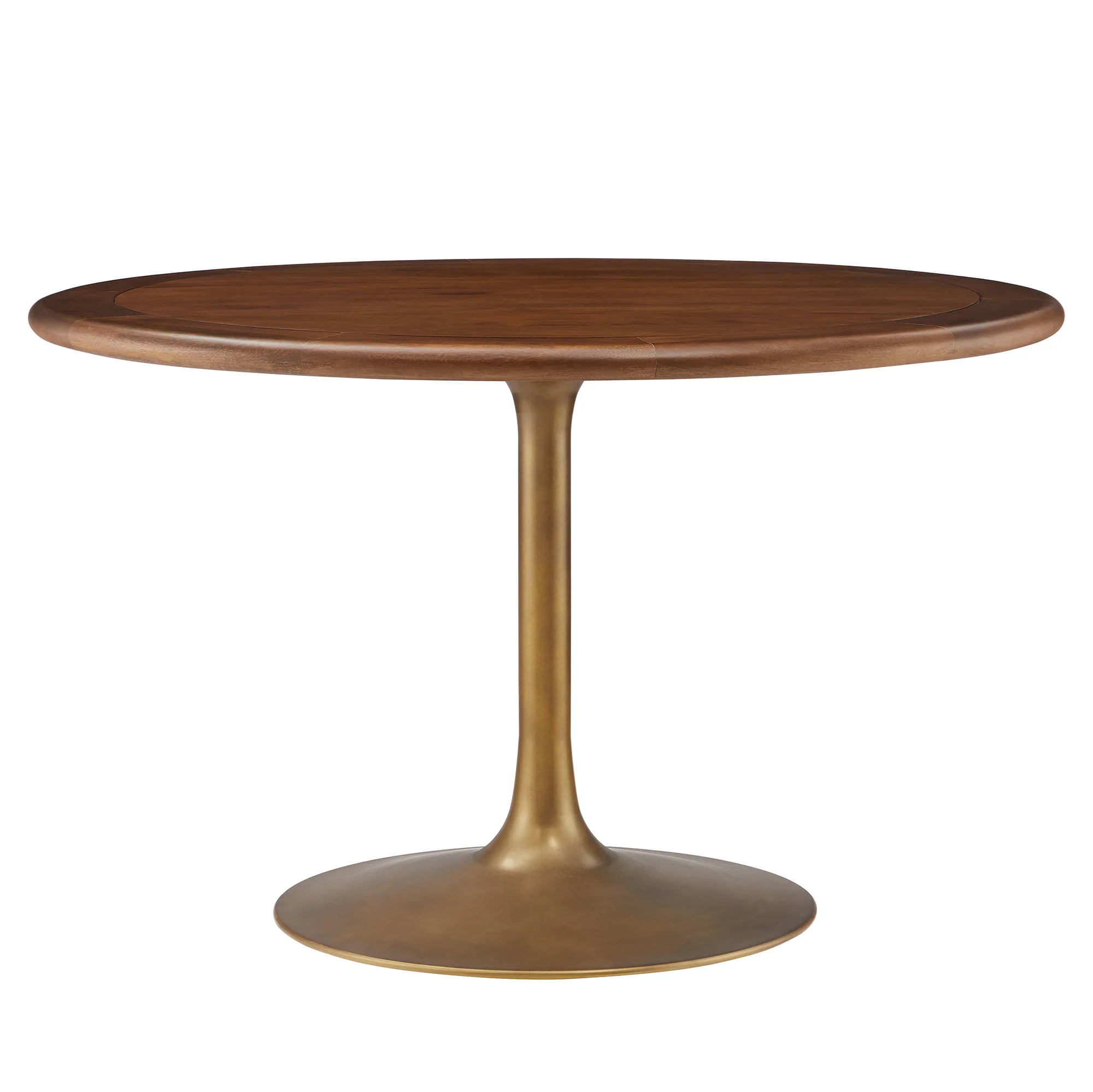 Lippa 48" Round Pedestal Solid Wood Dining Table by Modway - Image 8