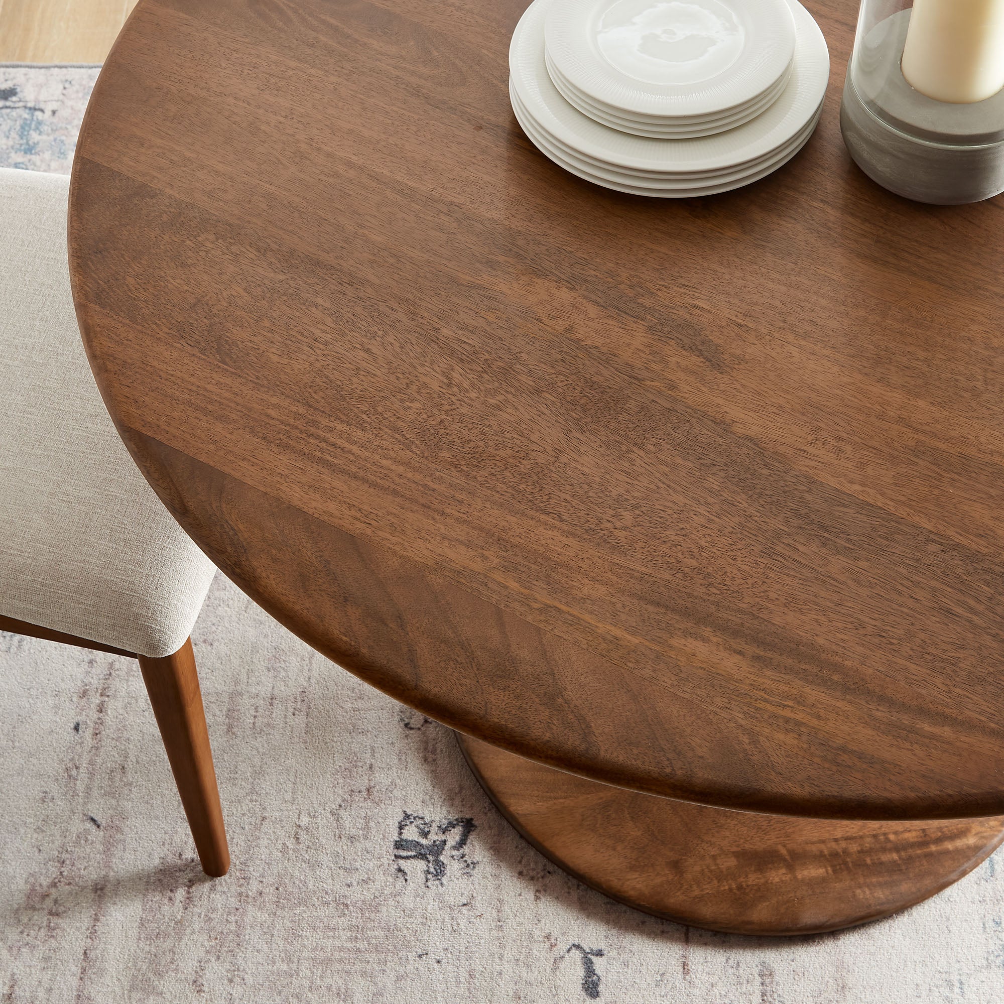 Lippa 48" Round Solid Wood Dining Table by Modway - Image 21
