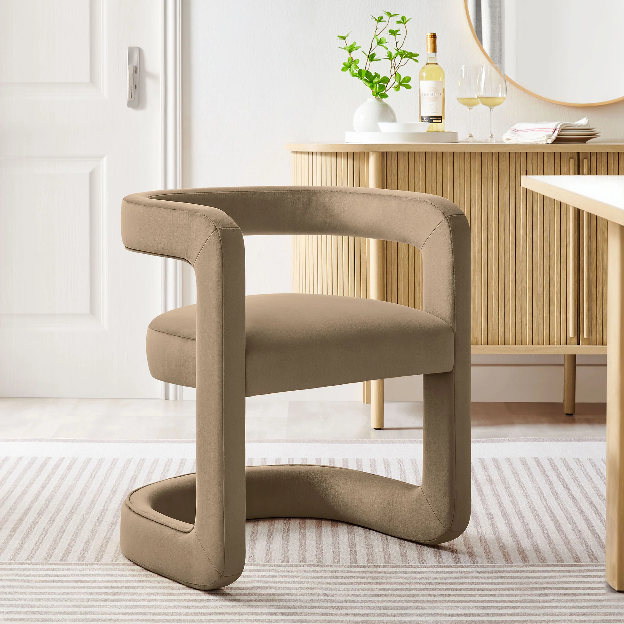 Lippa 48" Round Solid Wood Dining Table by Modway - Image 56