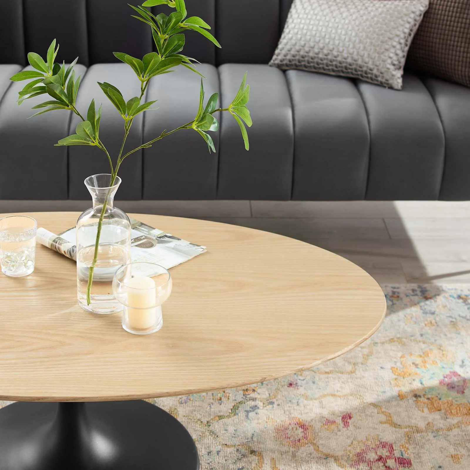 Lippa 48" Wood Oval Coffee Table By Modway - EEI-4883 - Image 6