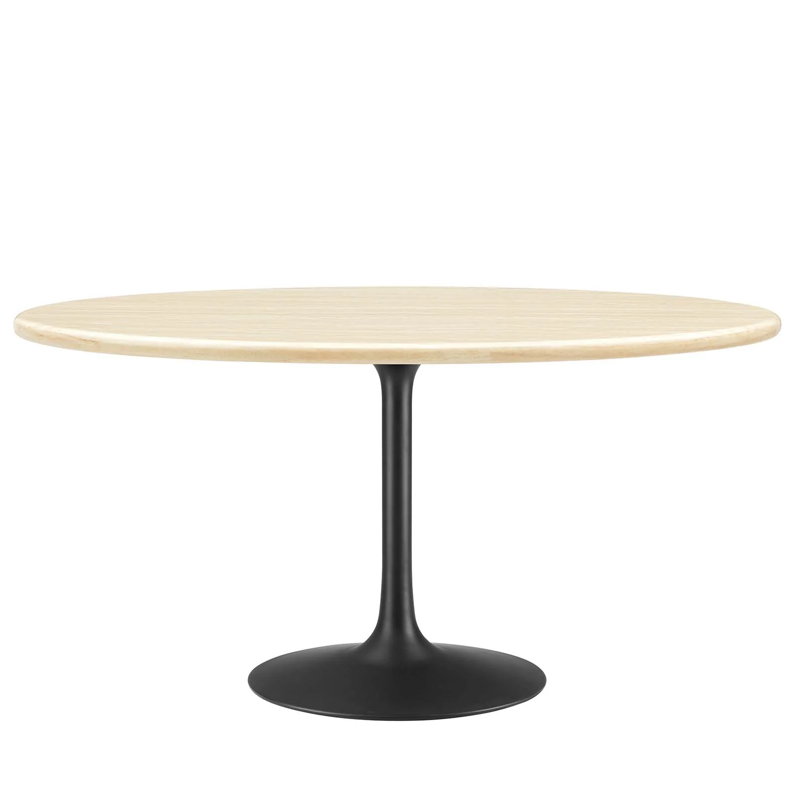 Lippa 60” Oval Artificial Travertine  Dining Table By Modway - EEI-6758 - Image 2