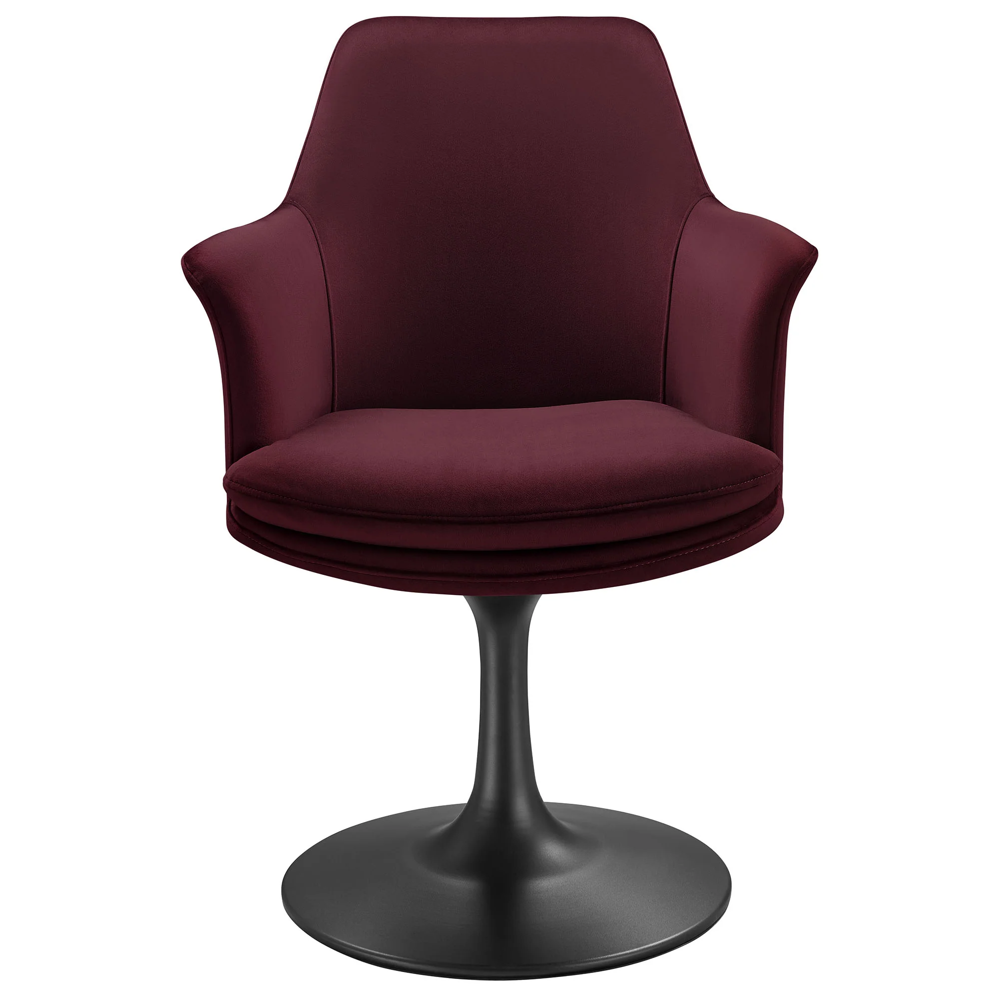 Lippa Swivel Dining Performance Velvet Armchair by Modway - Image 14